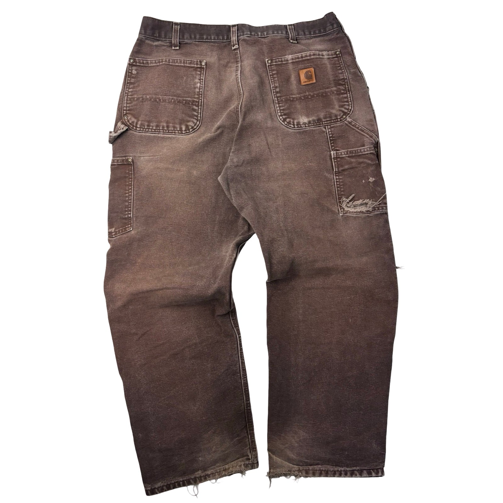 Carhartt Double Knee Pant Distressed Brown