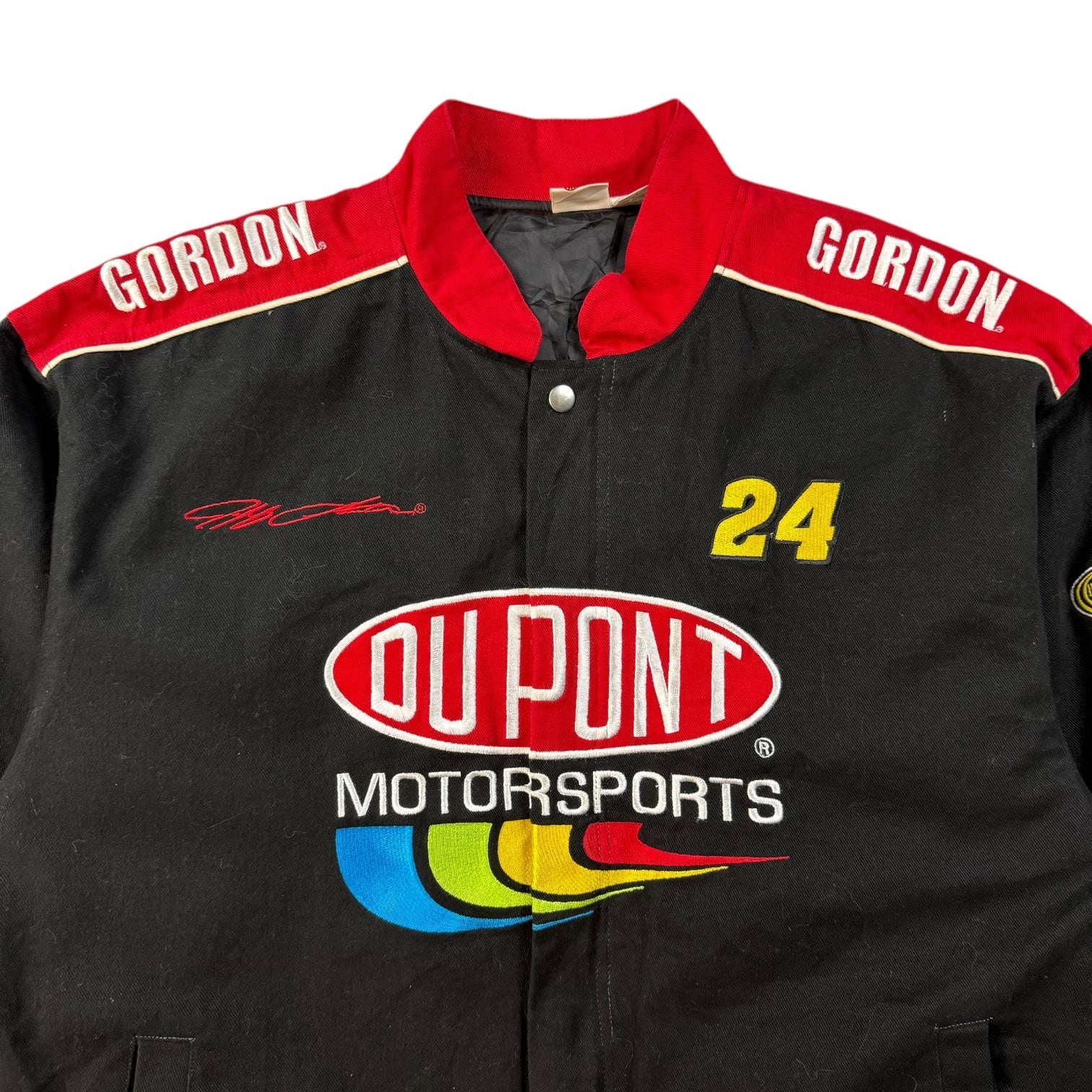 Vintage NASCAR Jeff Gordon Racing Jacket Black/Red