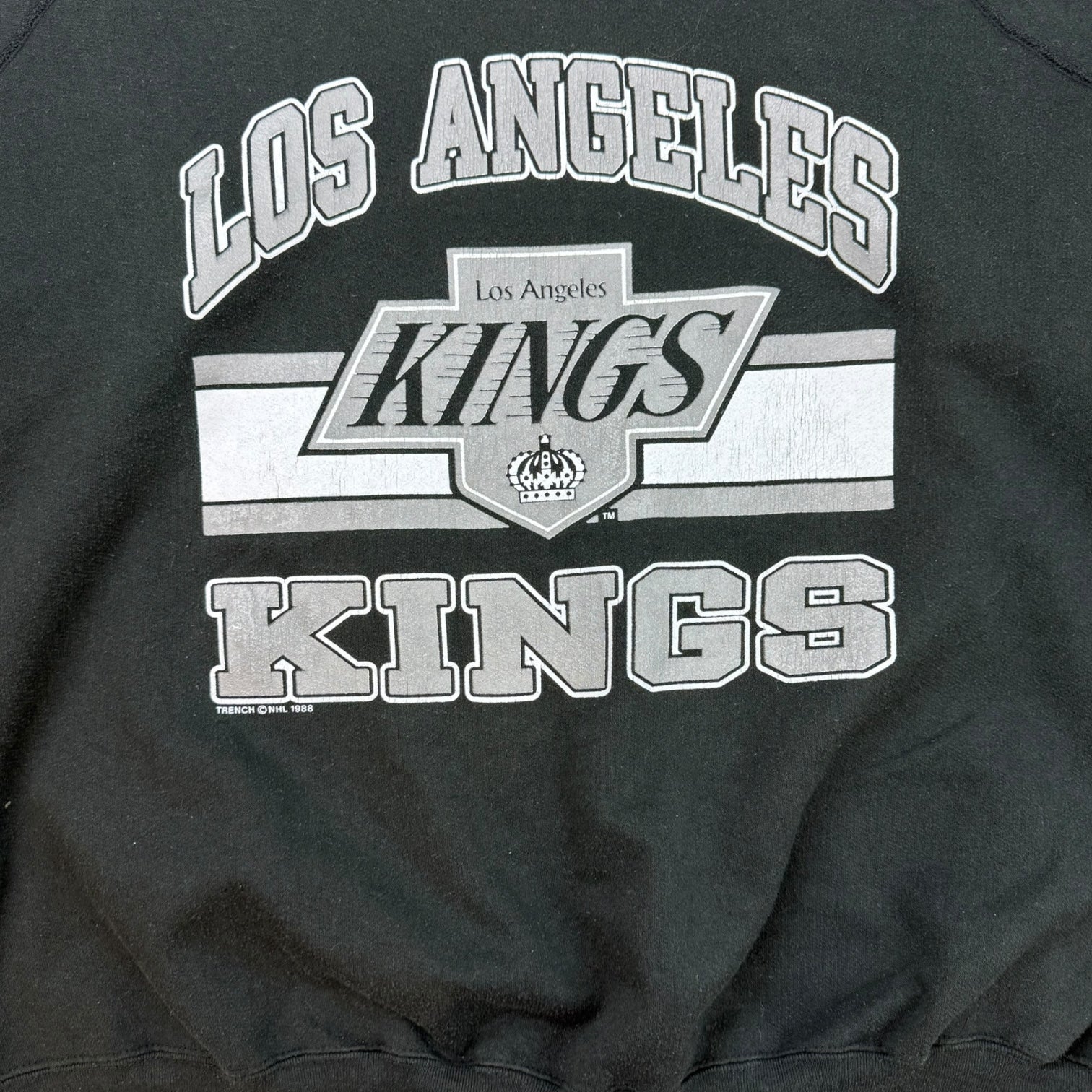 1988 LA Kings Gretzky Crewneck Black