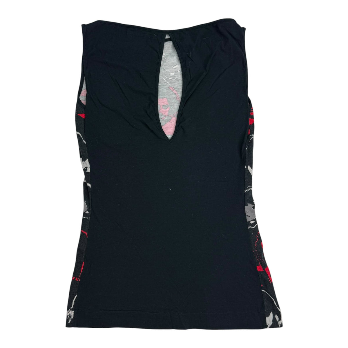 (W) Miss Sixty Pop Art Tank Tee Black