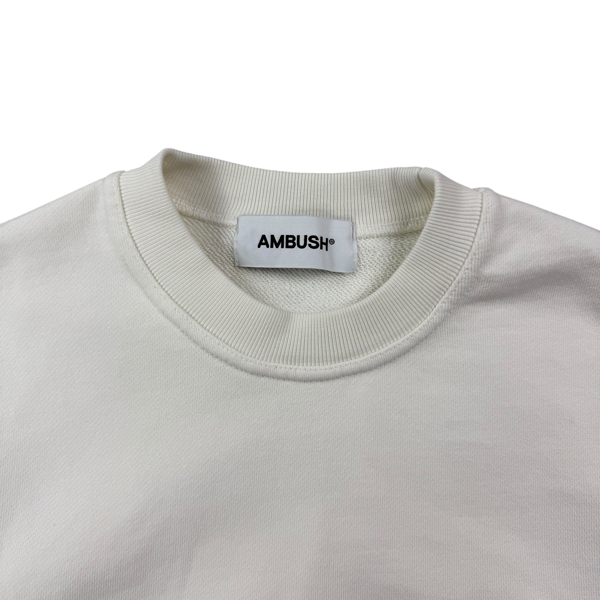 Ambush /21 Crewneck White