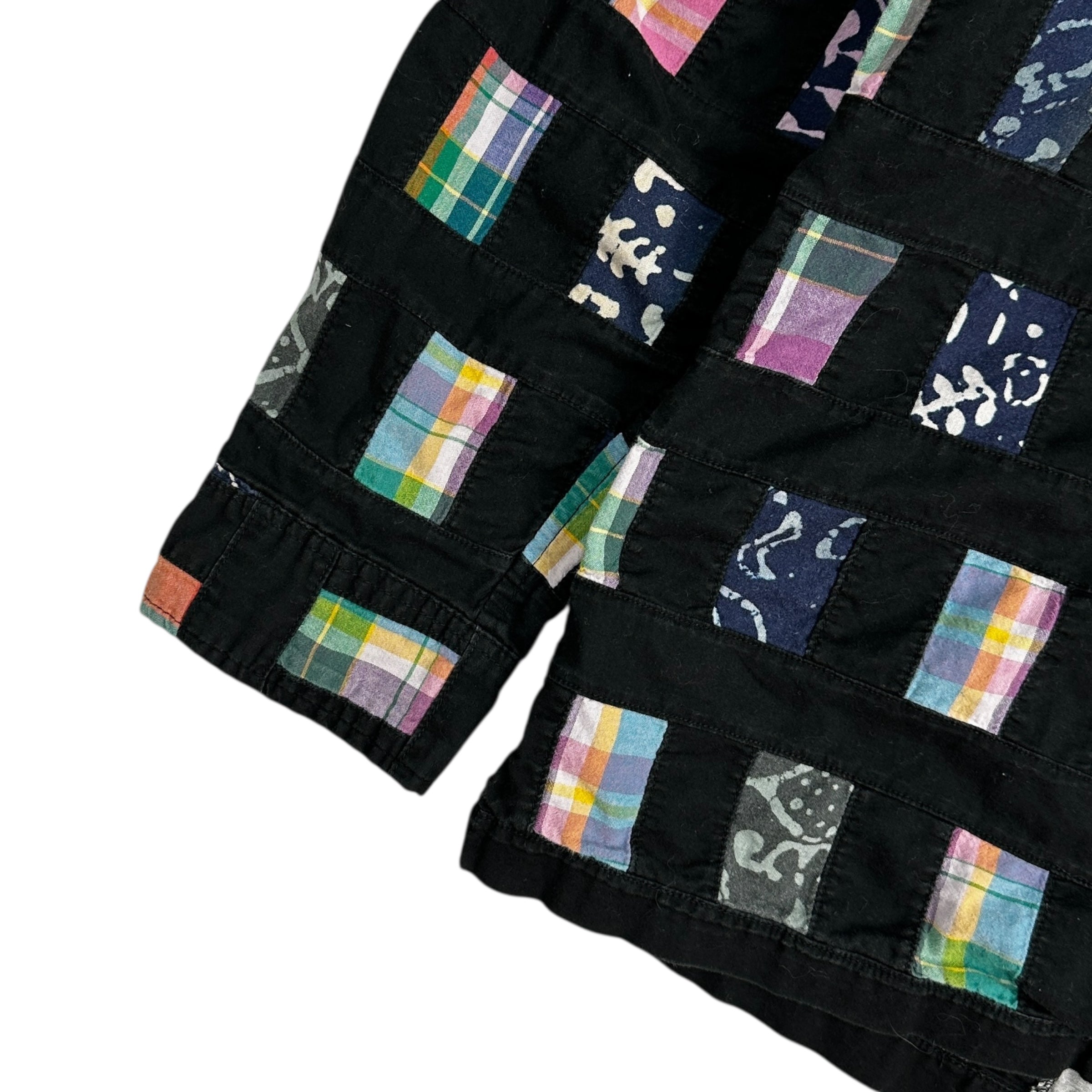 Supreme Patchwork Zip Up Shirt