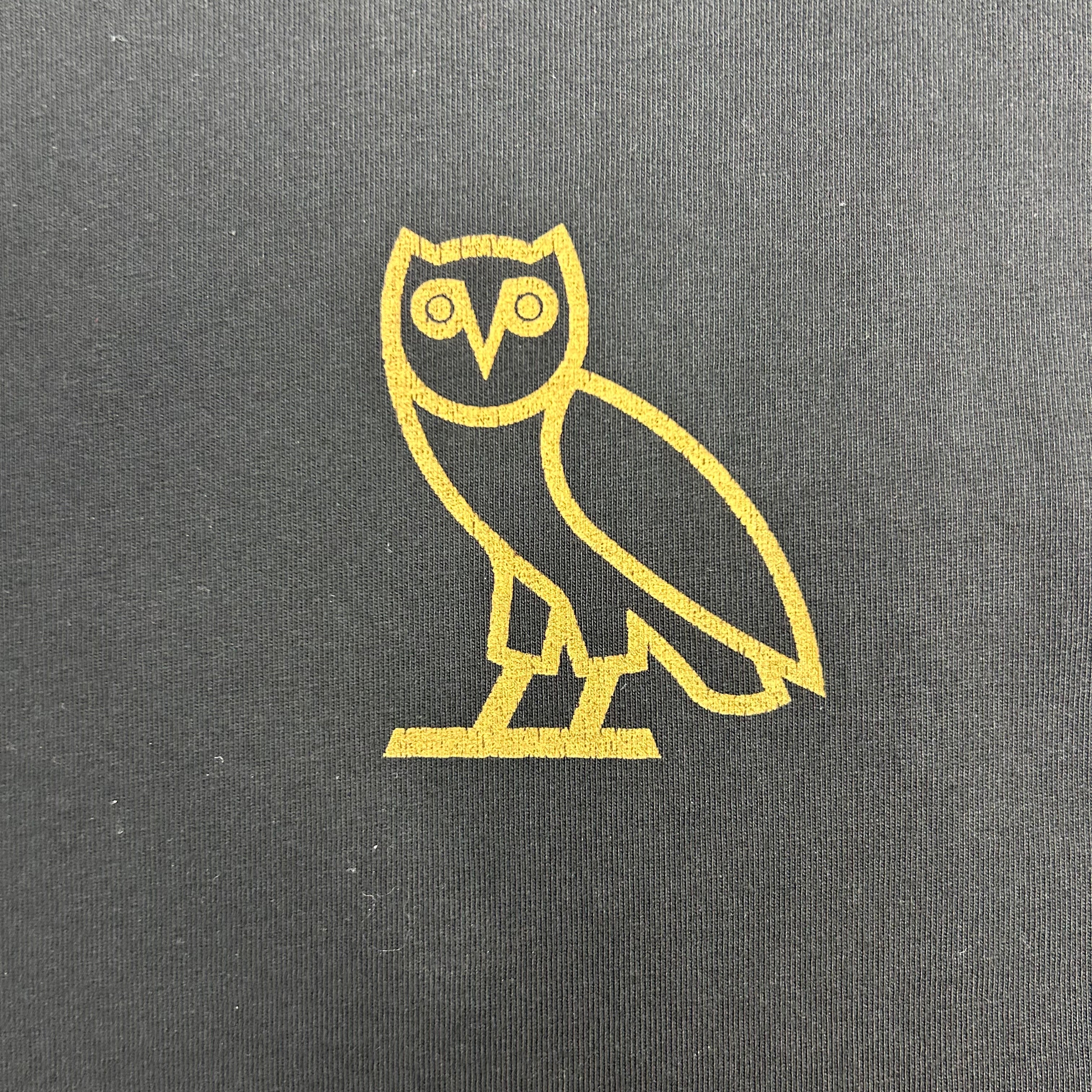 OVO Cross Spell Out Owl Tee Black