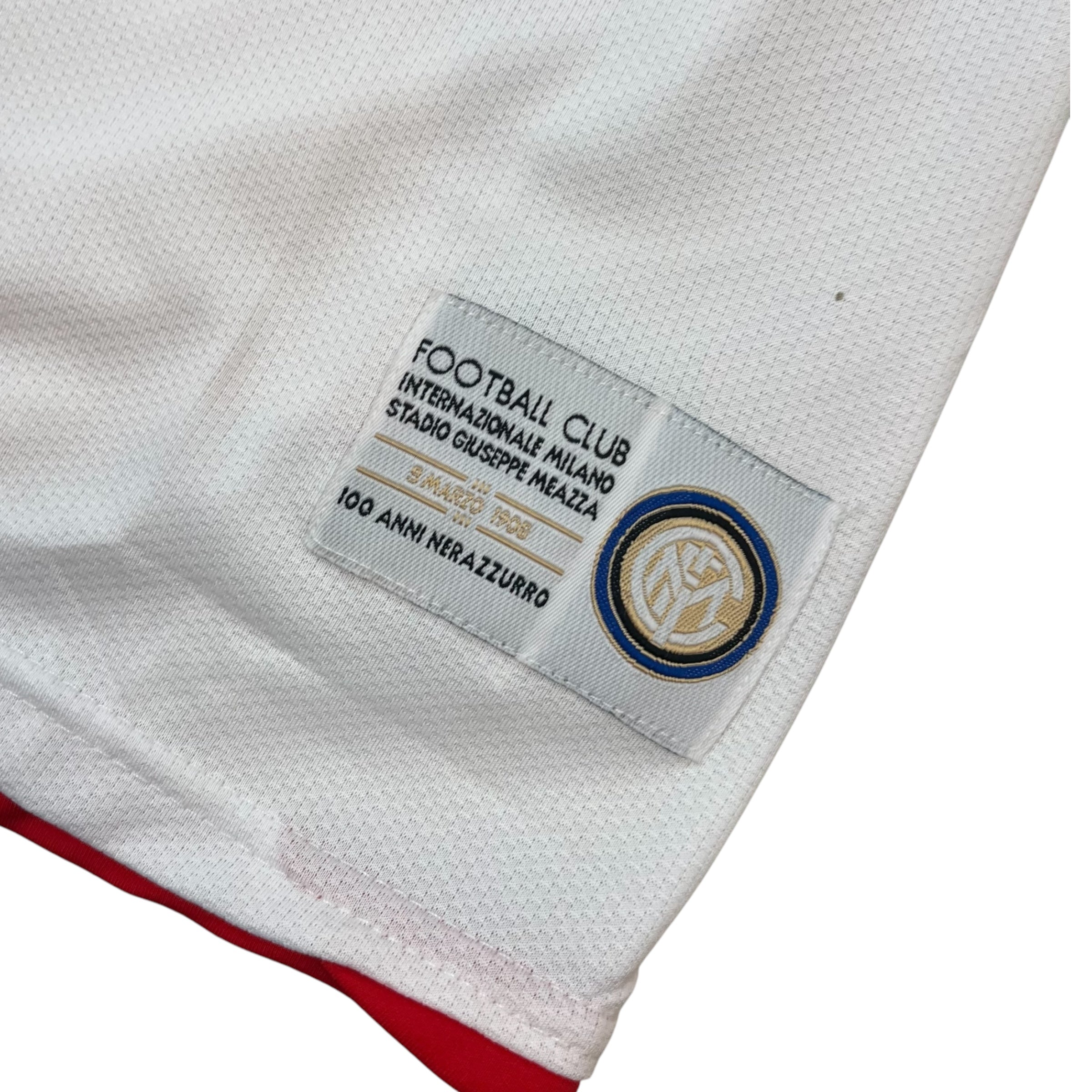 2007 Zlatan Ibramihovich Inter Milan Autographed Jersey White