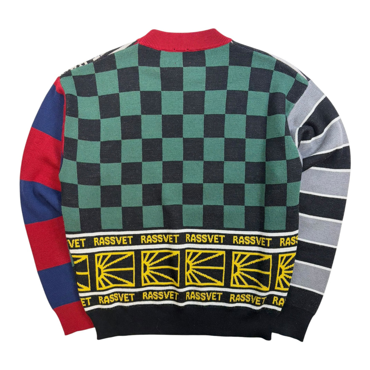 RAASVET Multi Panel Crewneck Jumper Multicolour