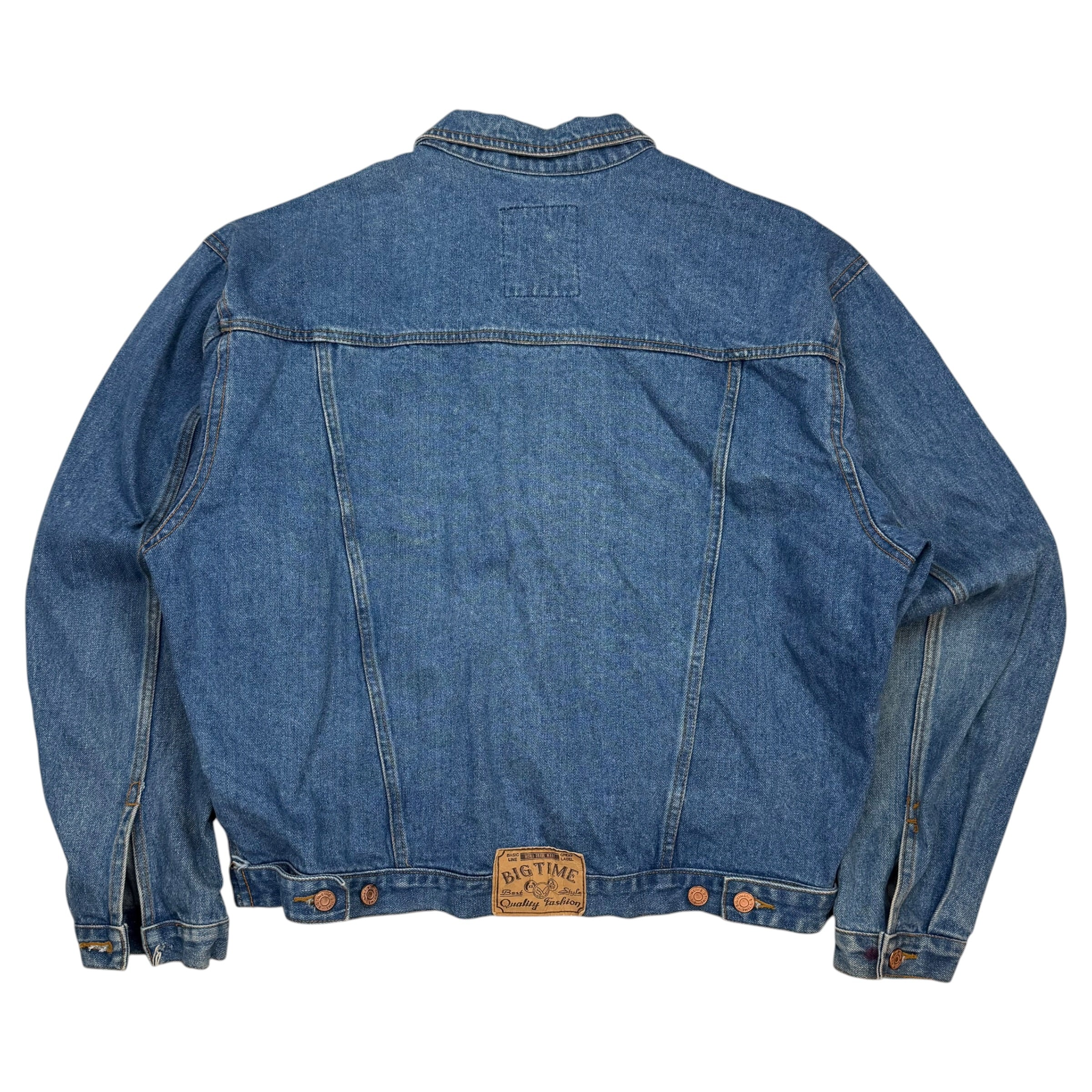 Vintage Big Time Denim Jacket Dark Wash