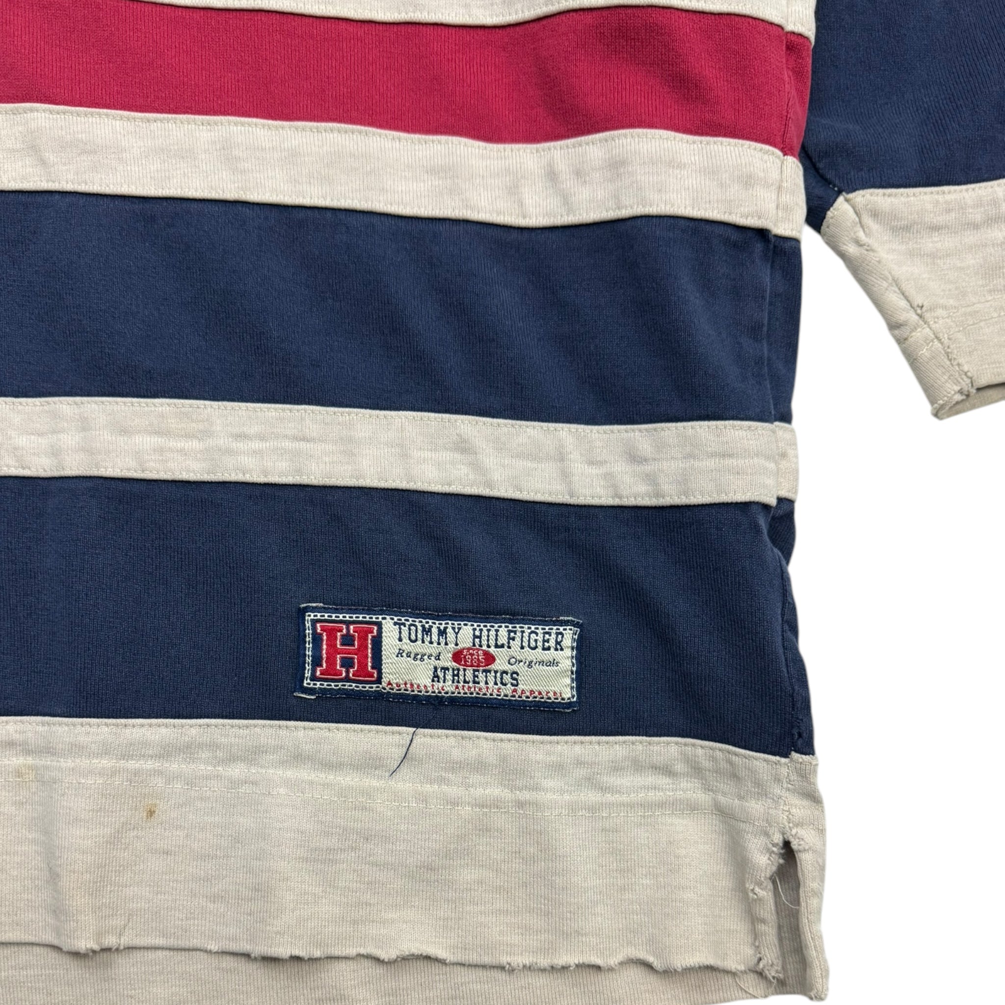 Vintage Tommy Hilfiger Hockey Jersey Felt Logo