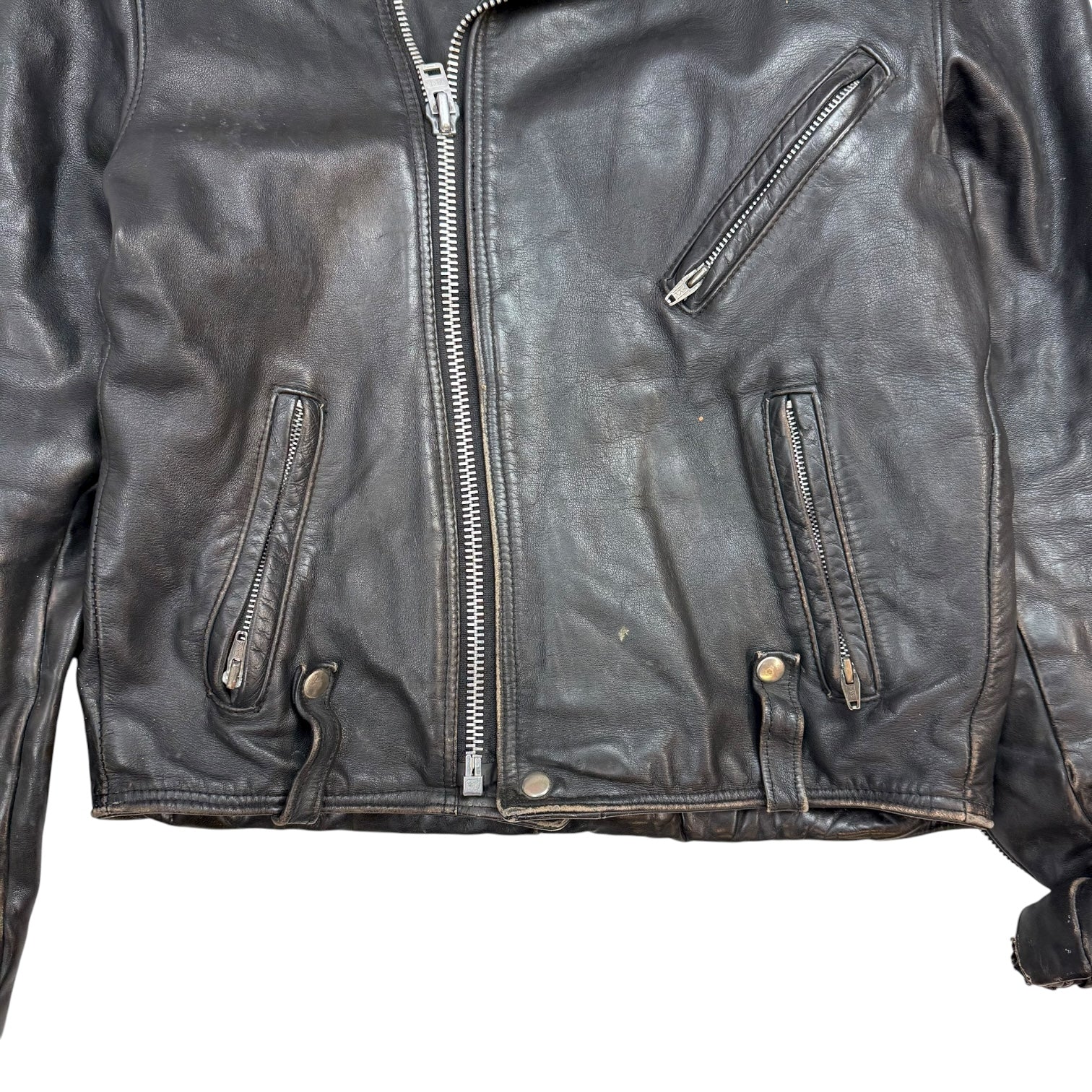 Vintage Bristol Leather Jacket Black