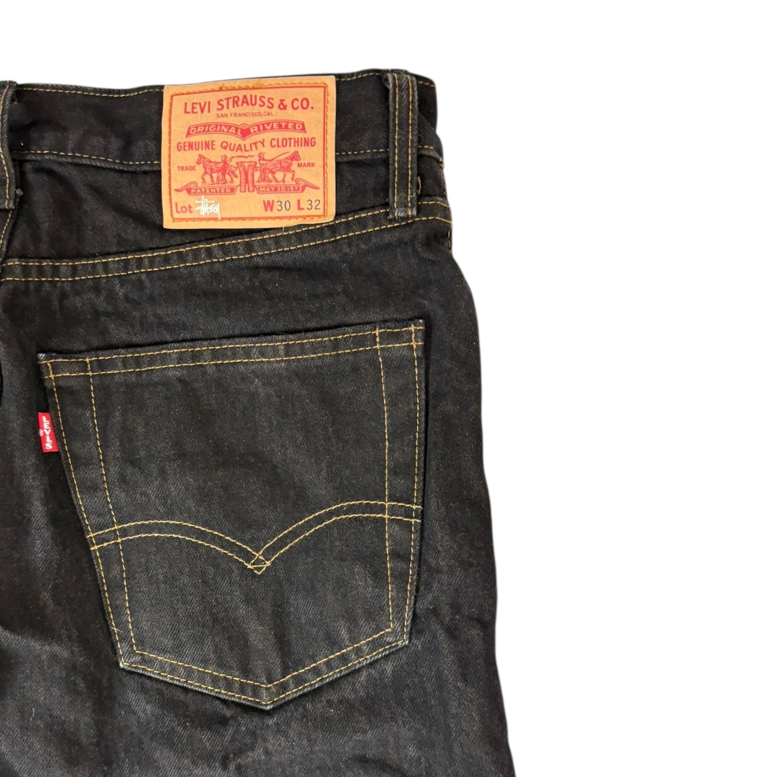 Stussy x Levi’s Crispy Rinse Jeans Black