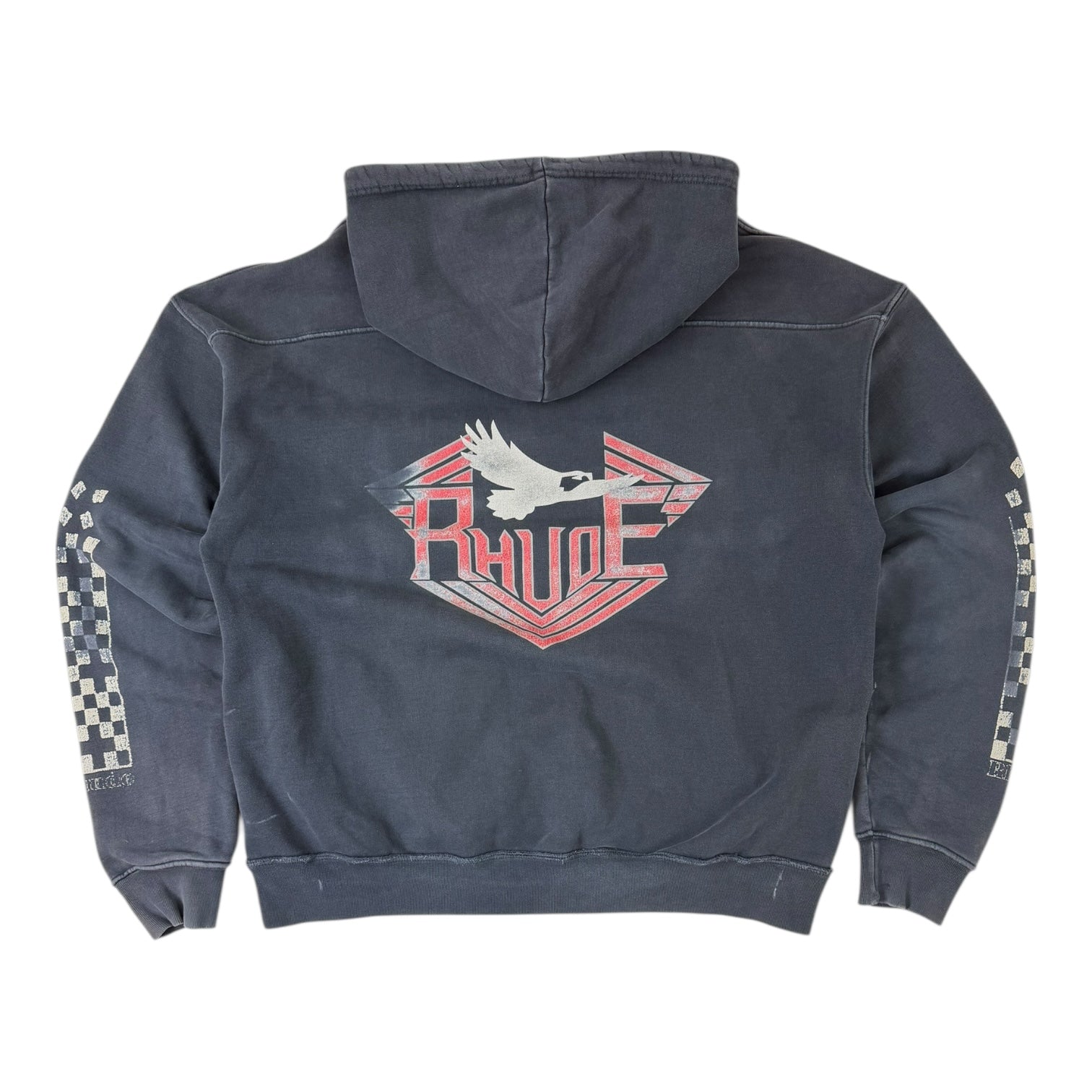 Rhude Malibu Hoodie Washed Black