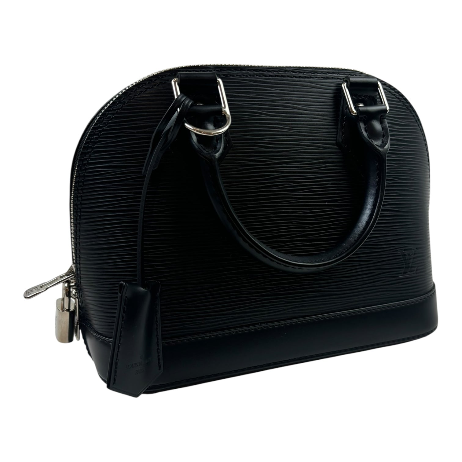 (W) Louis Vuitton Alma BB Black Epi Leather