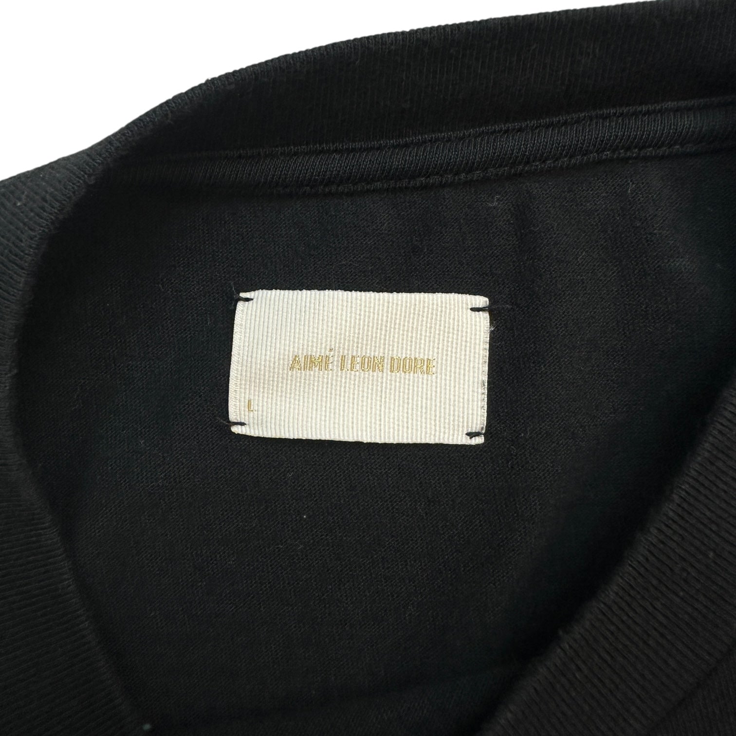 Aime Leon Dore Logo Long Sleeve Shirt Black