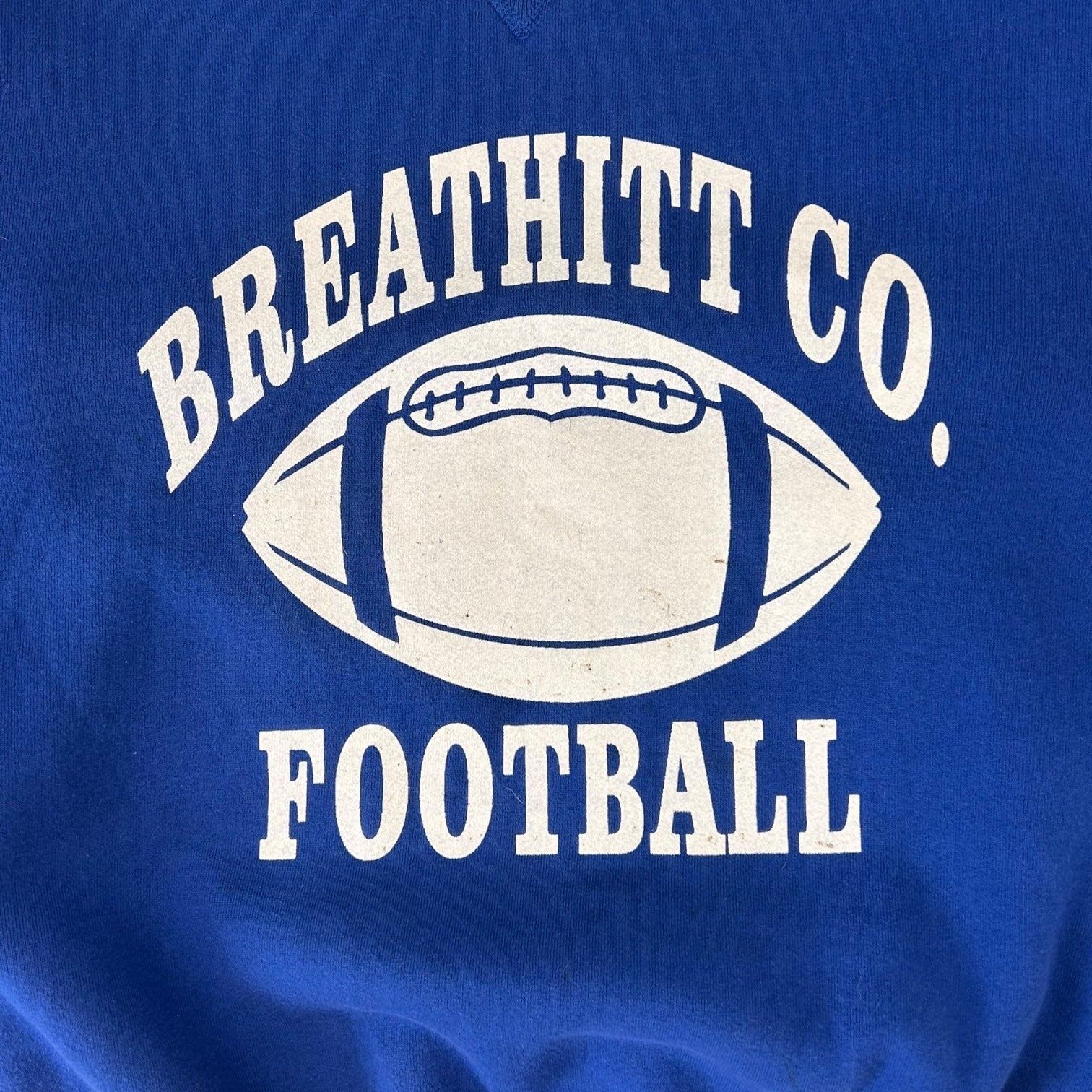 Vintage Breathitt Co. Crewneck Sweater Blue