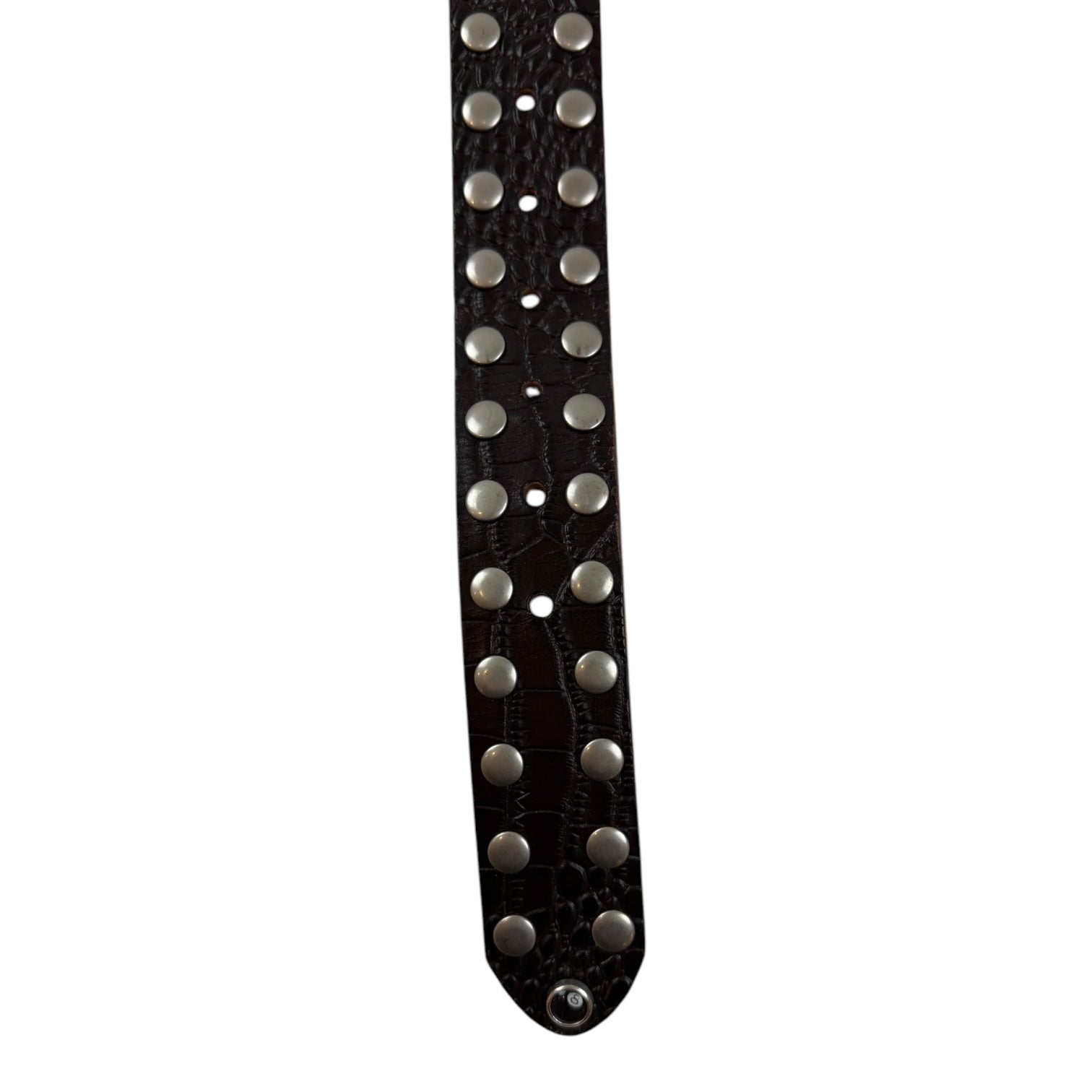 Stüssy 8 Ball Studded Belt Brown