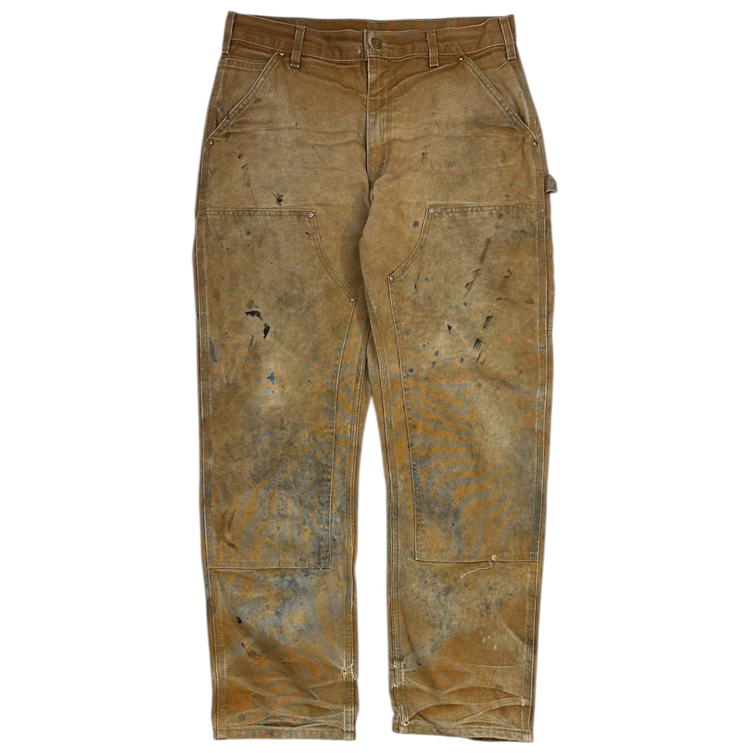 Vintage Carhartt Double Knee Cargo Pants Tan