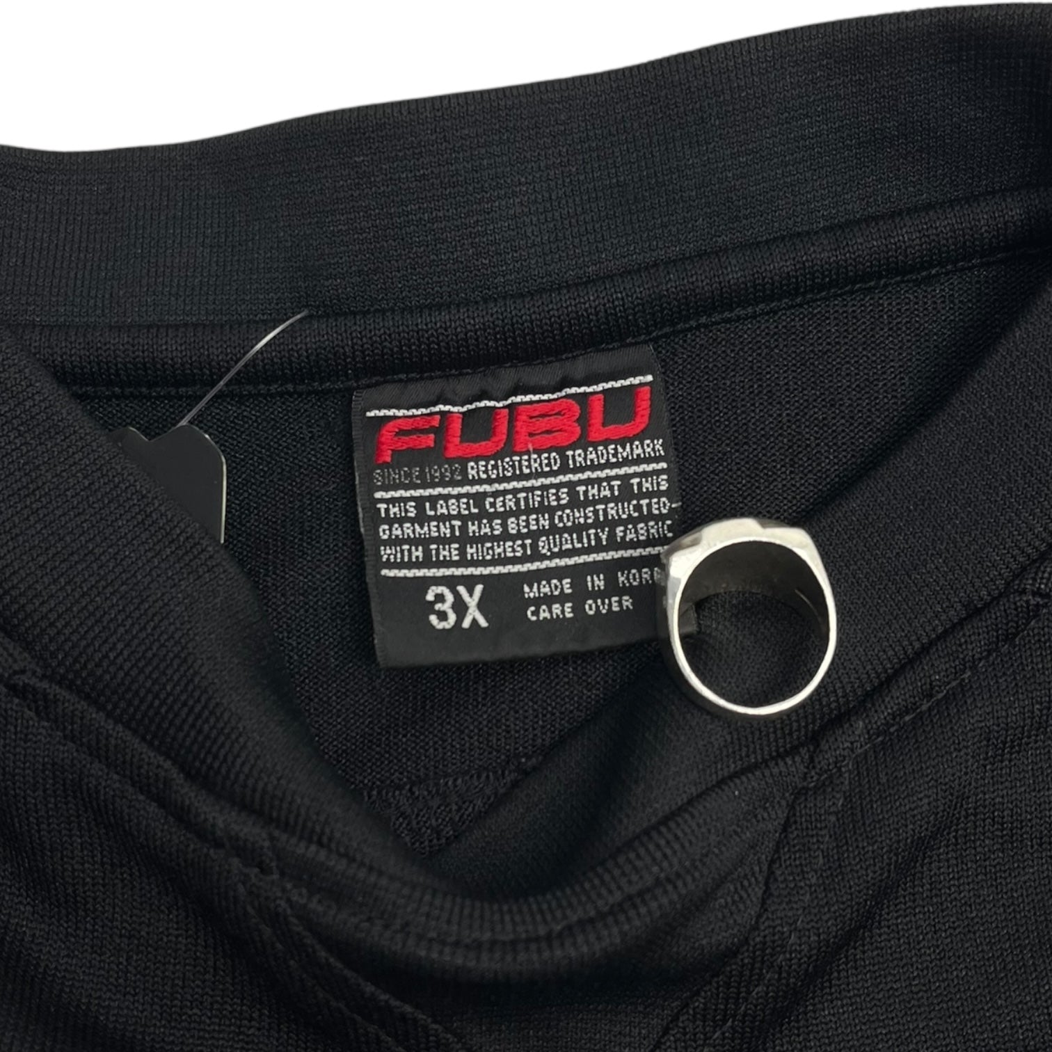 Vintage Y2K FUBU Football Style Jersey Black