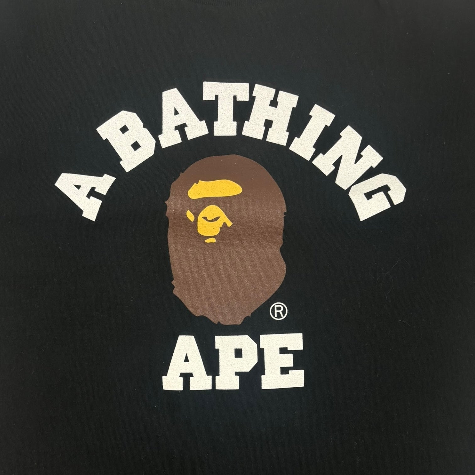 BAPE College T-Shirt Black