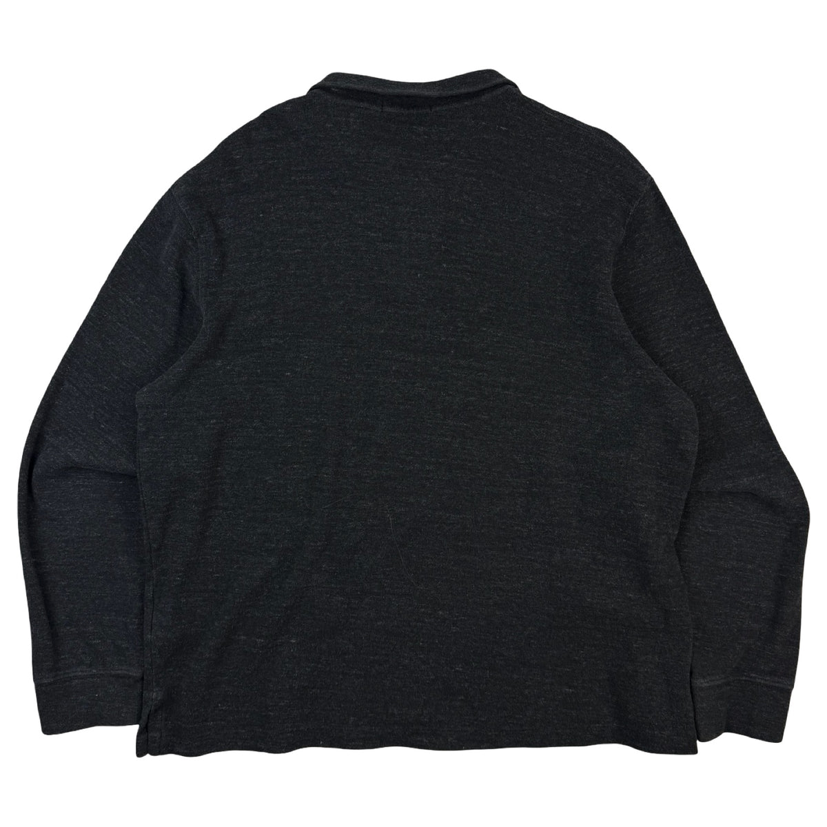 Vintage Polo Ralph Lauren Quarter Zip Sweatshirt Dark Grey