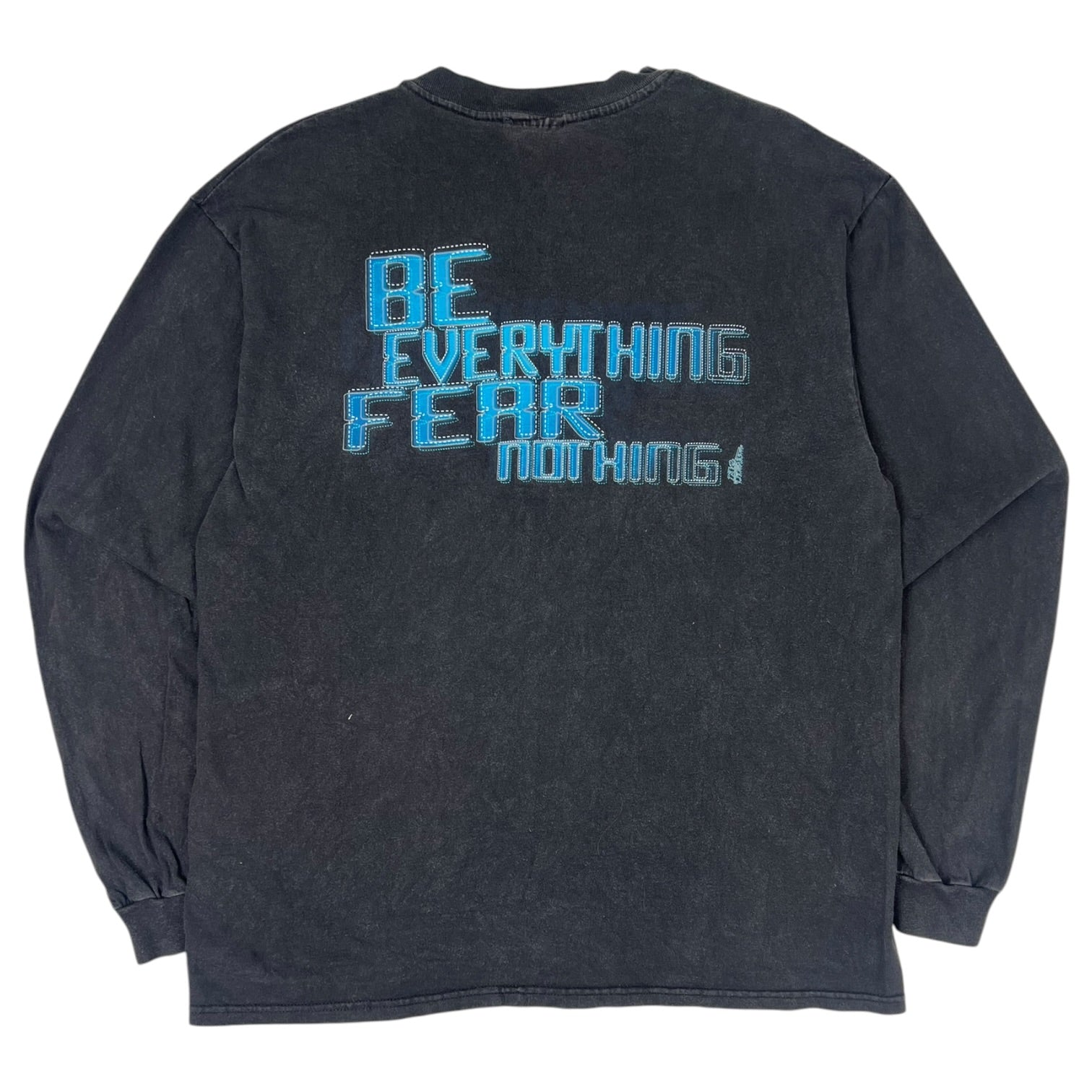 Vintage 90’s No Fear “ Be Everything Fear Nothing” T-Shirt Black