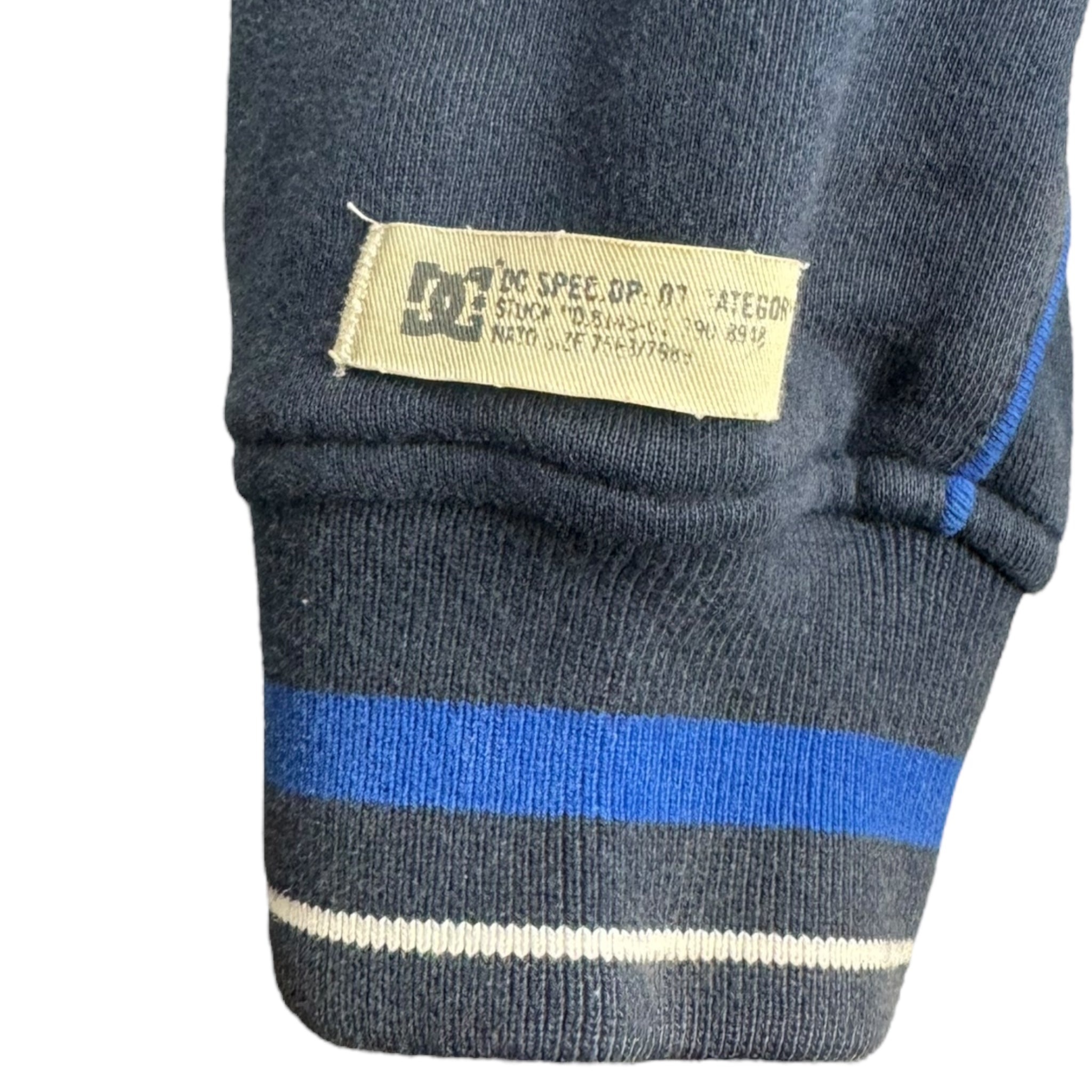 Y2K DC Shoes Co Zip Up Sweater