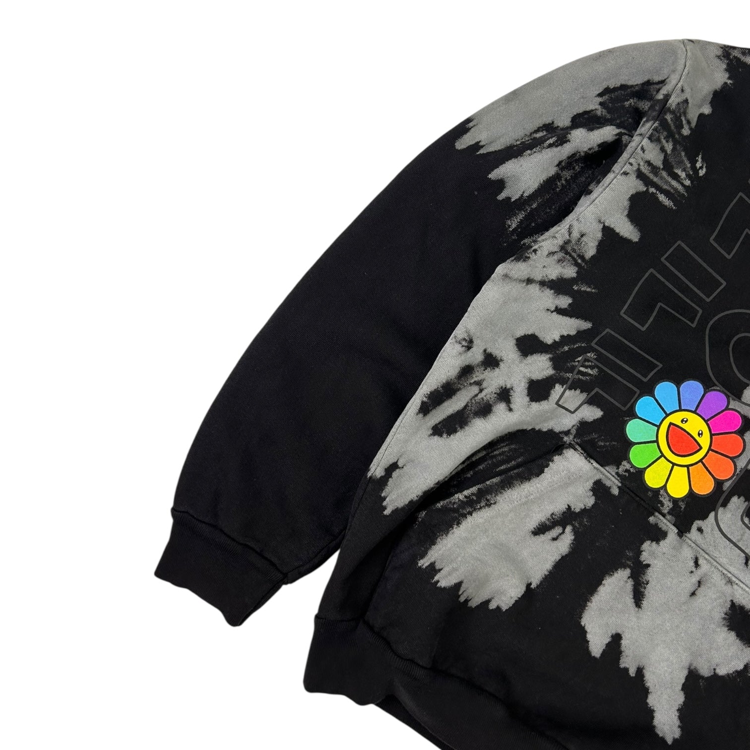 +44 X TAKASHI MURAKAMI MIND WARP HOODIE BLACK