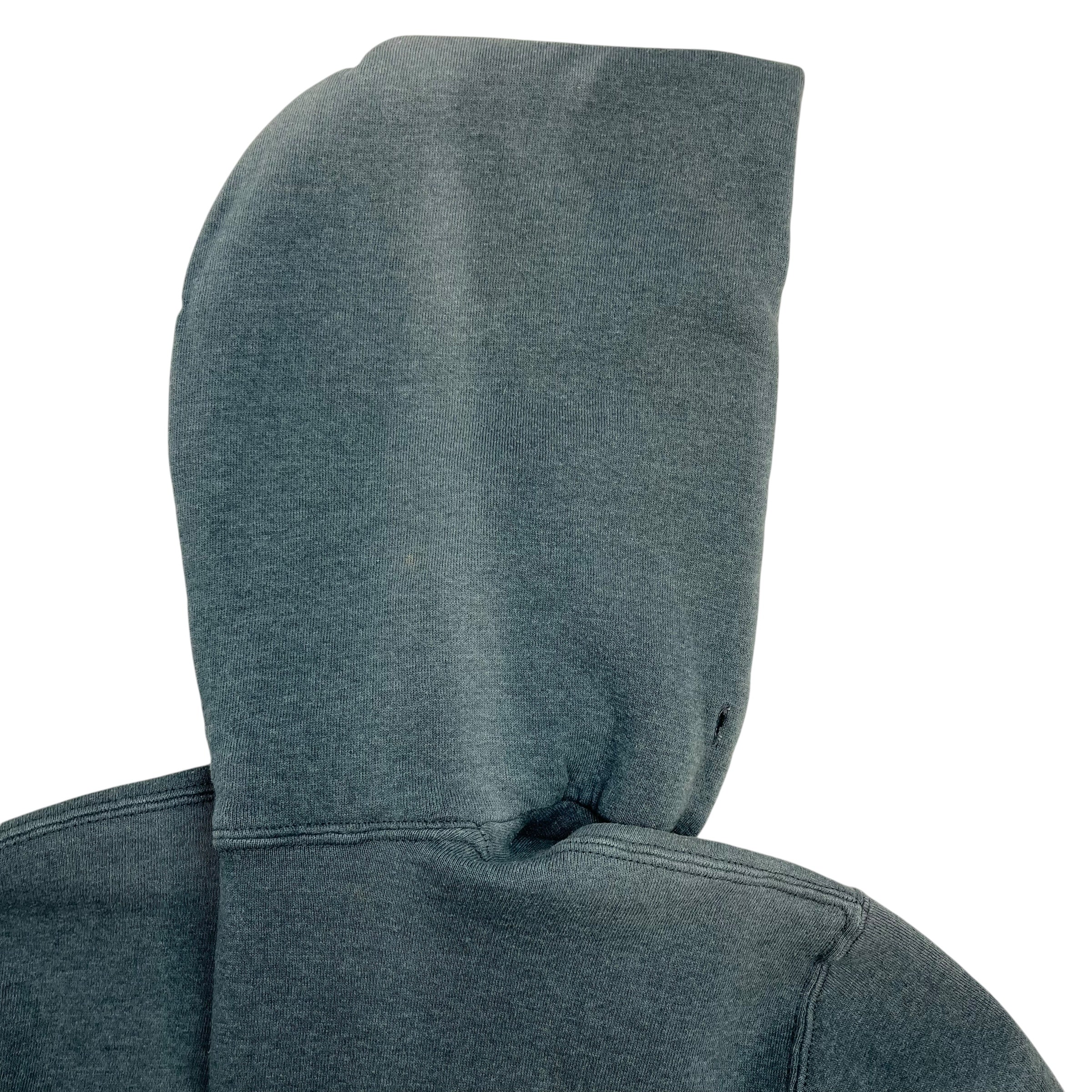 Vintage Russell Athletics Zip Up Hoodie Grey/Green