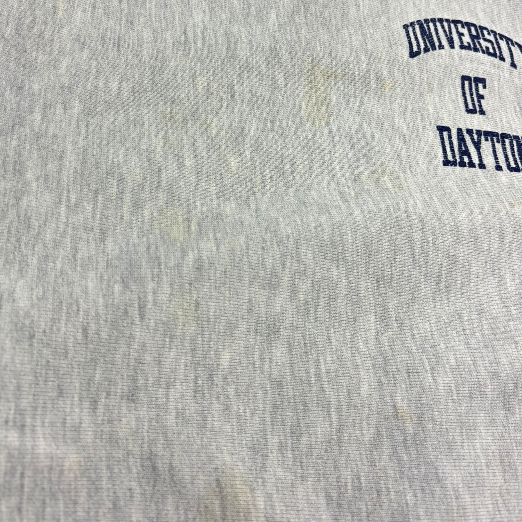 Vintage University Of Dayton Champion Reverse Weave Crewneck Grey