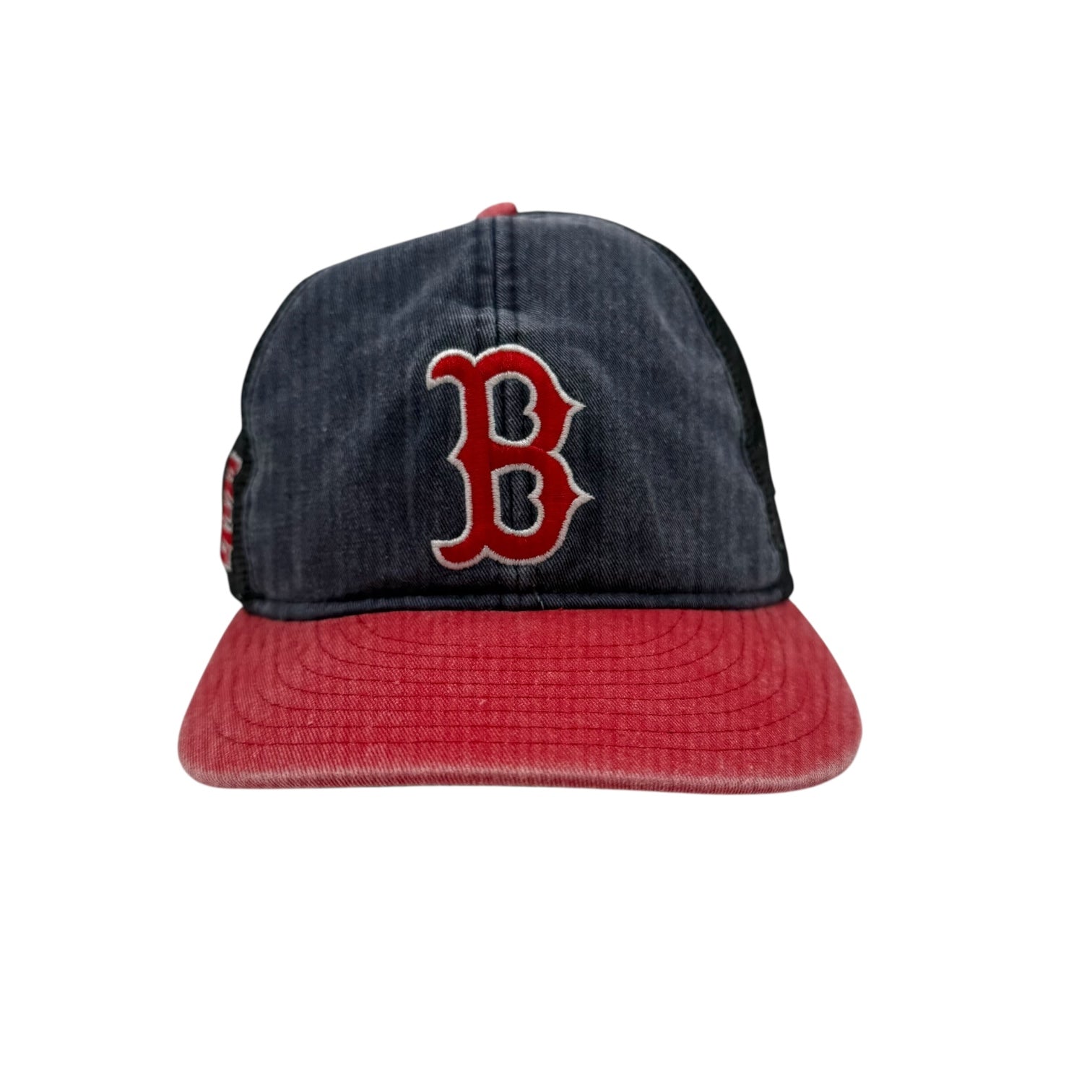 Eric Emanuel New Era Red Sox Trucker Hat Faded Red/Blue