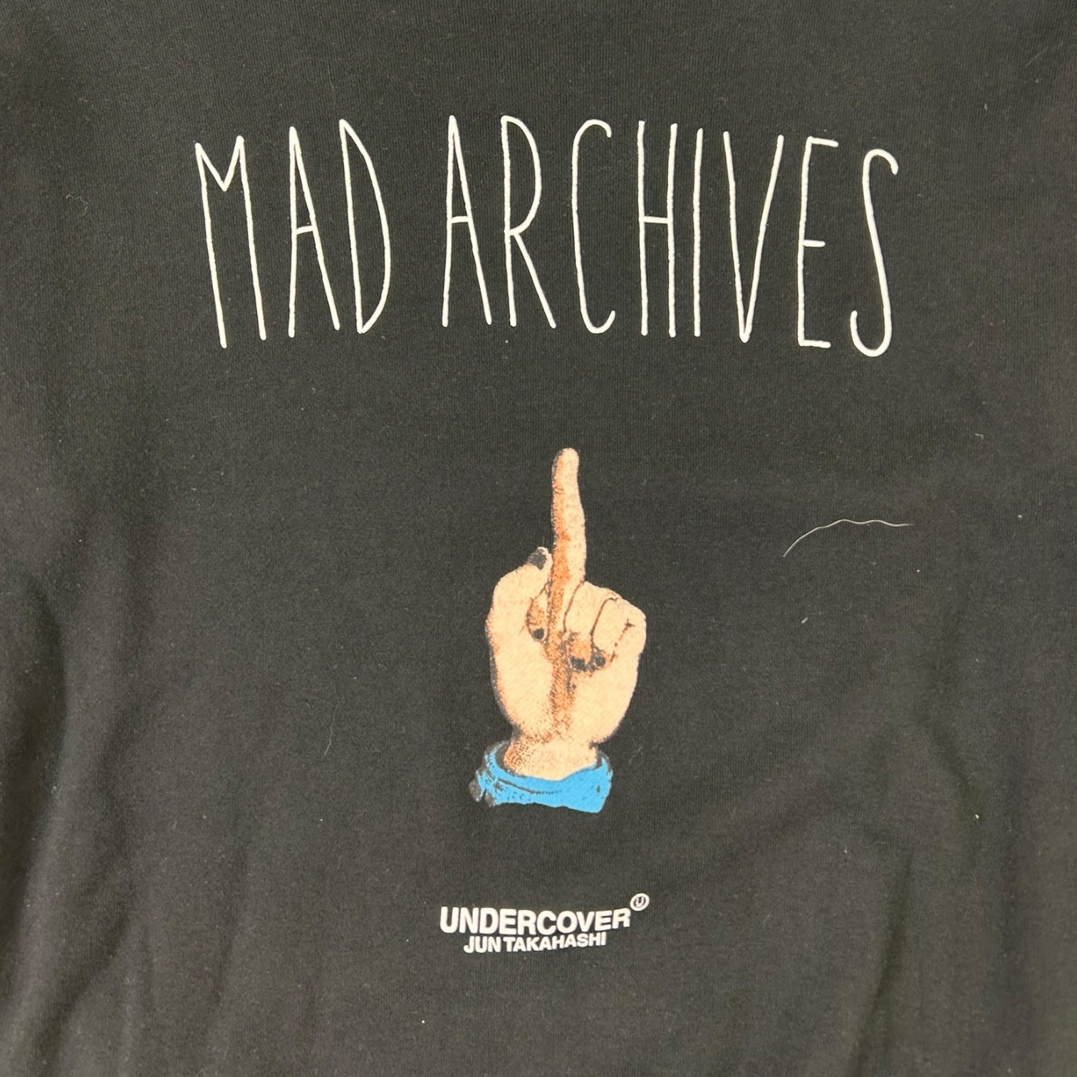 Undercover Mad Archives Long Sleeve Shirt Black