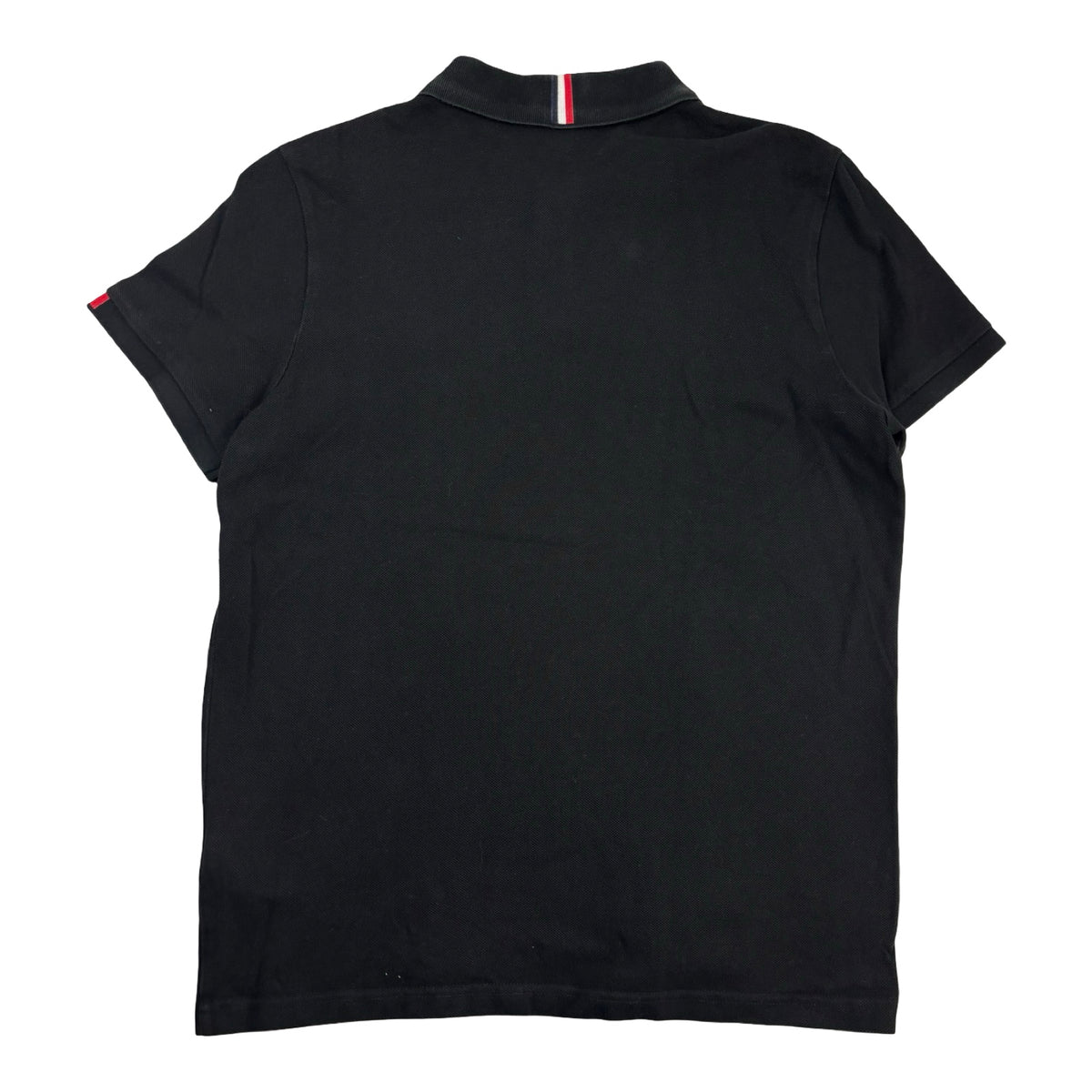 Moncler Logo Patch Polo-Shirt Black