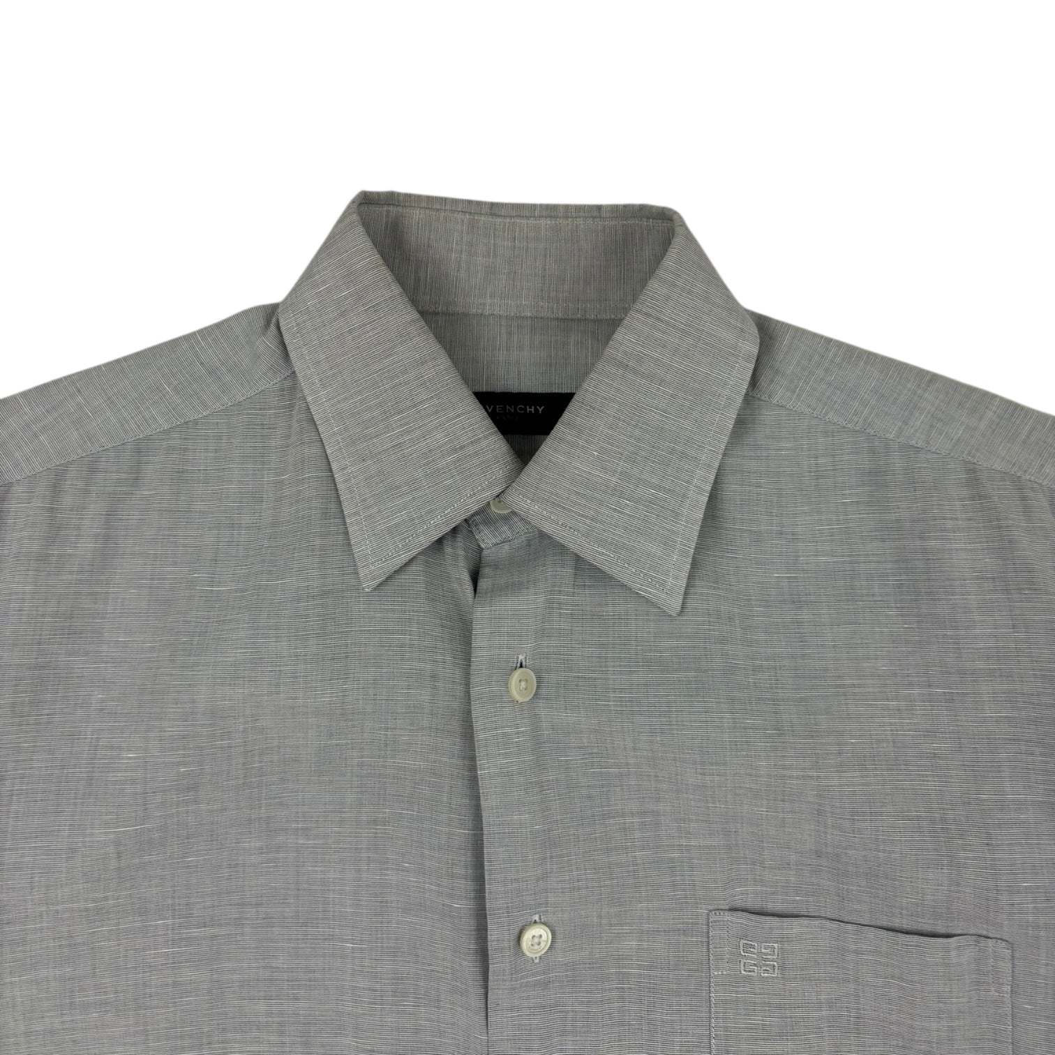 Givenchy Button-Up Dress Shirt Grey