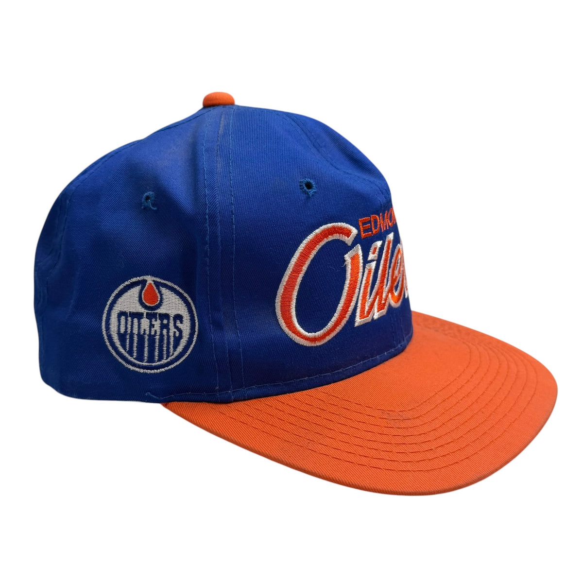 Vintage Edmonton Oilers Sports Specialties Snapback Blue