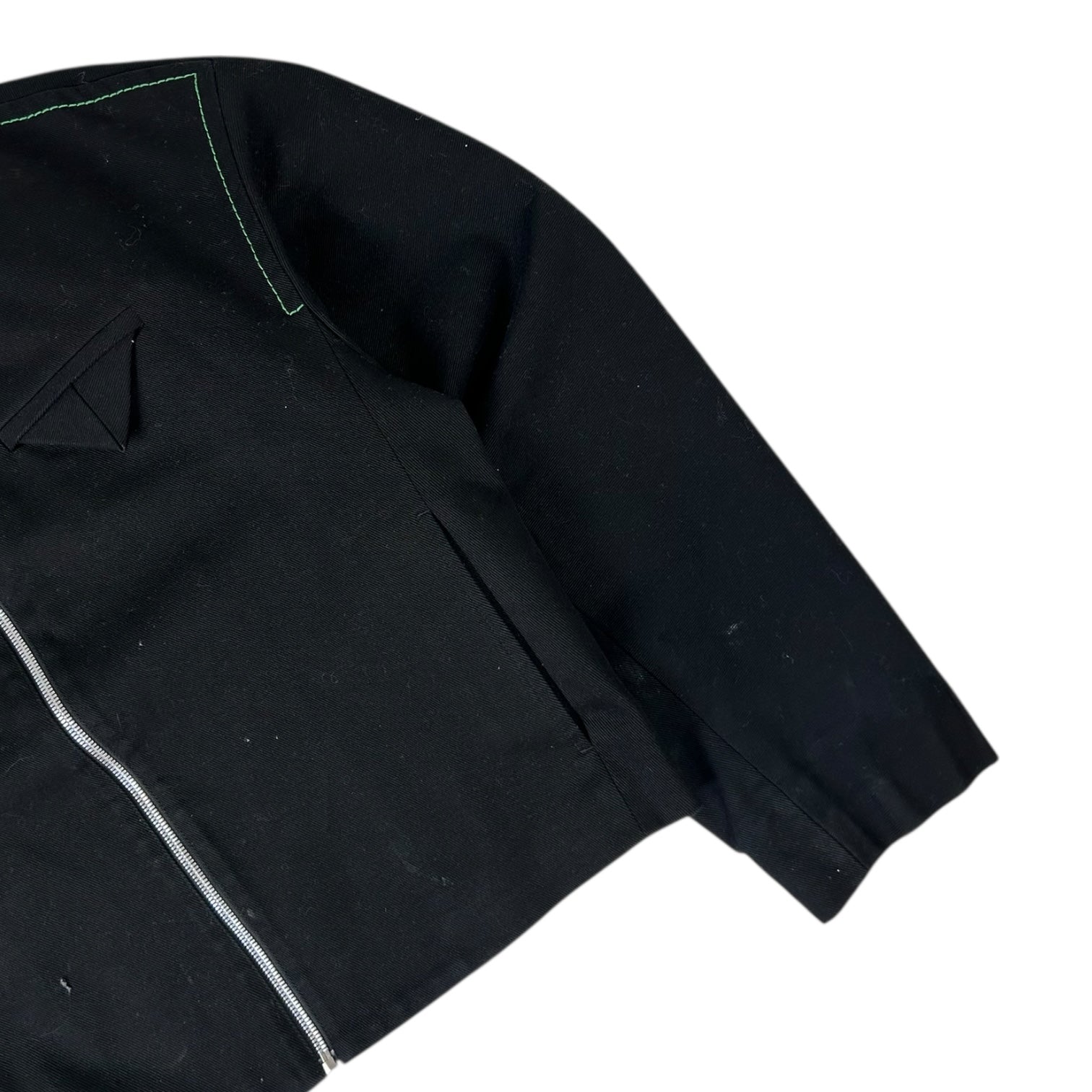 Bottega Veneta Heavyweight Twill Blouson Jacket Black