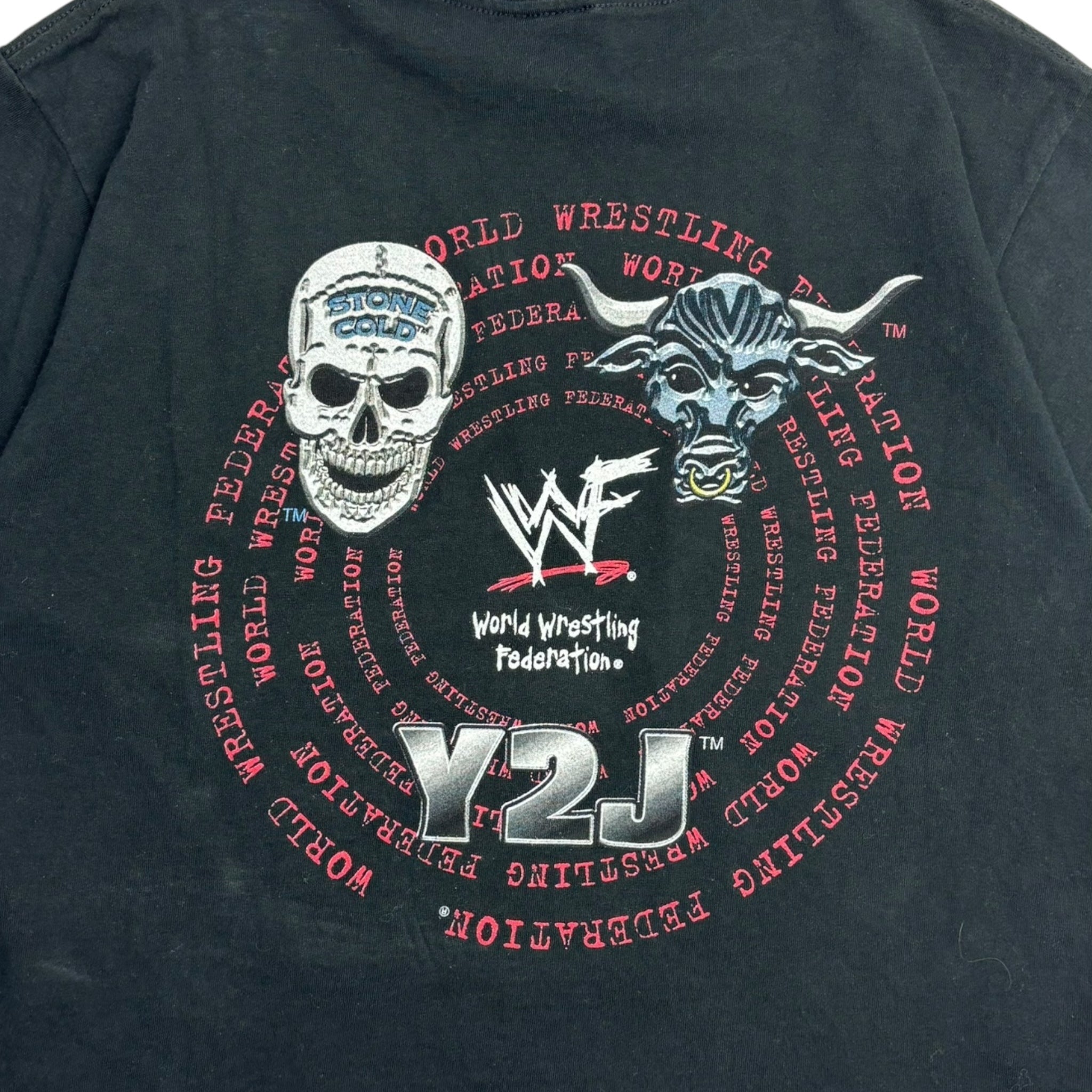 2000 WWF Stone/Rock/Jericho T-Shirt