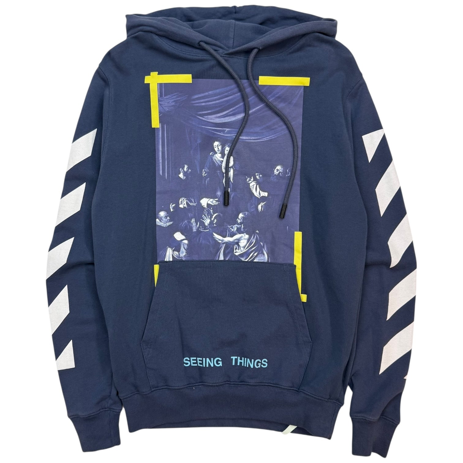 Off-White Caravaggio Hoodie Navy