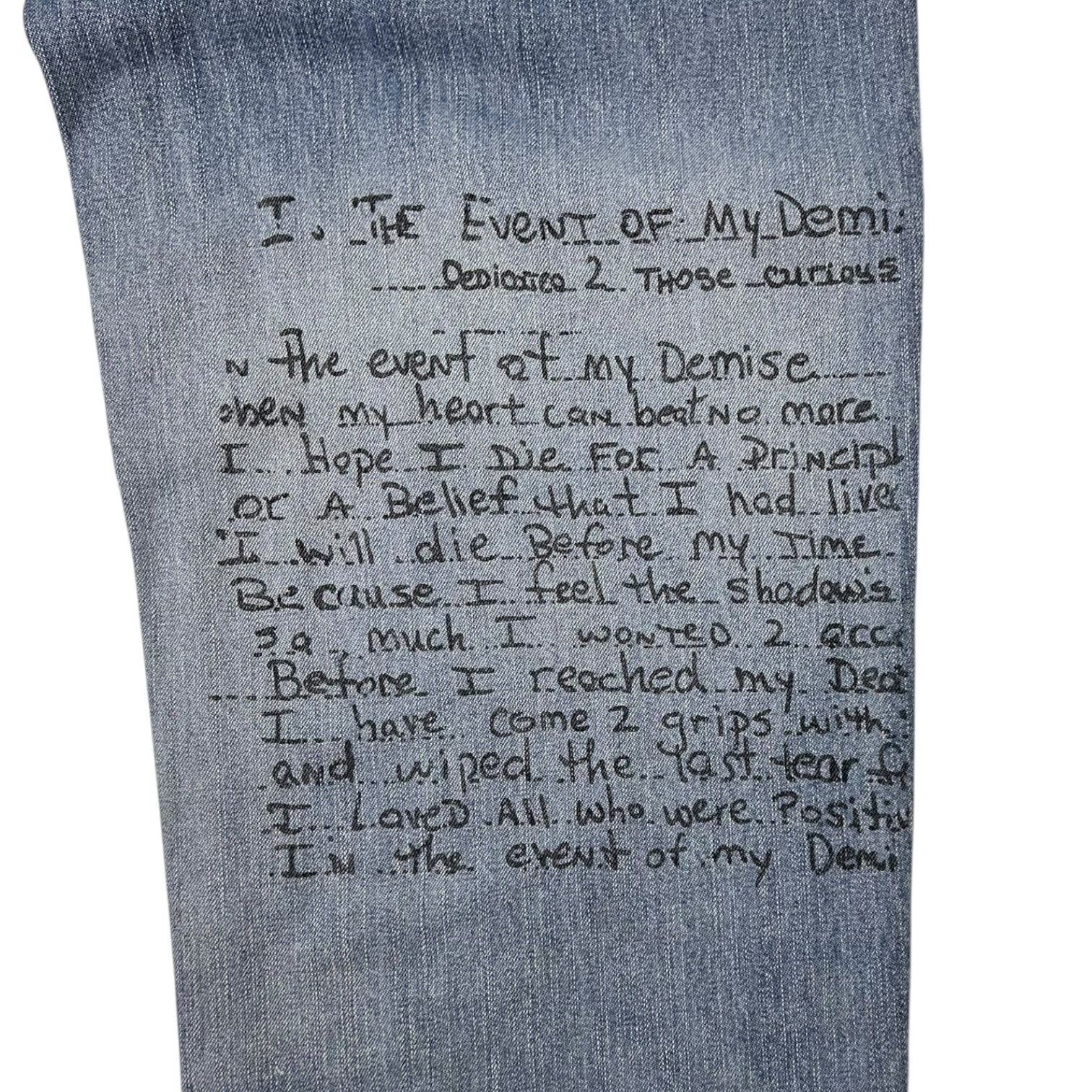 Vintage Y2K Makaveli Tupac Jeans