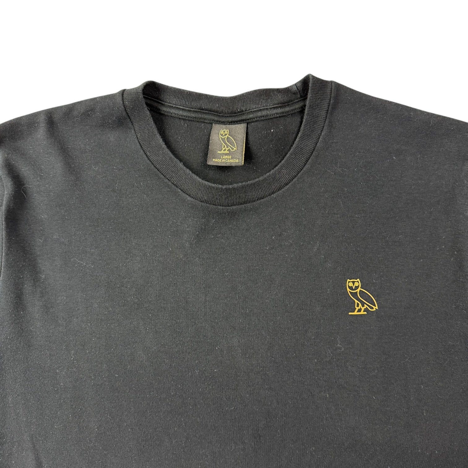 Octobers Very Own Owl Logo Tee Black