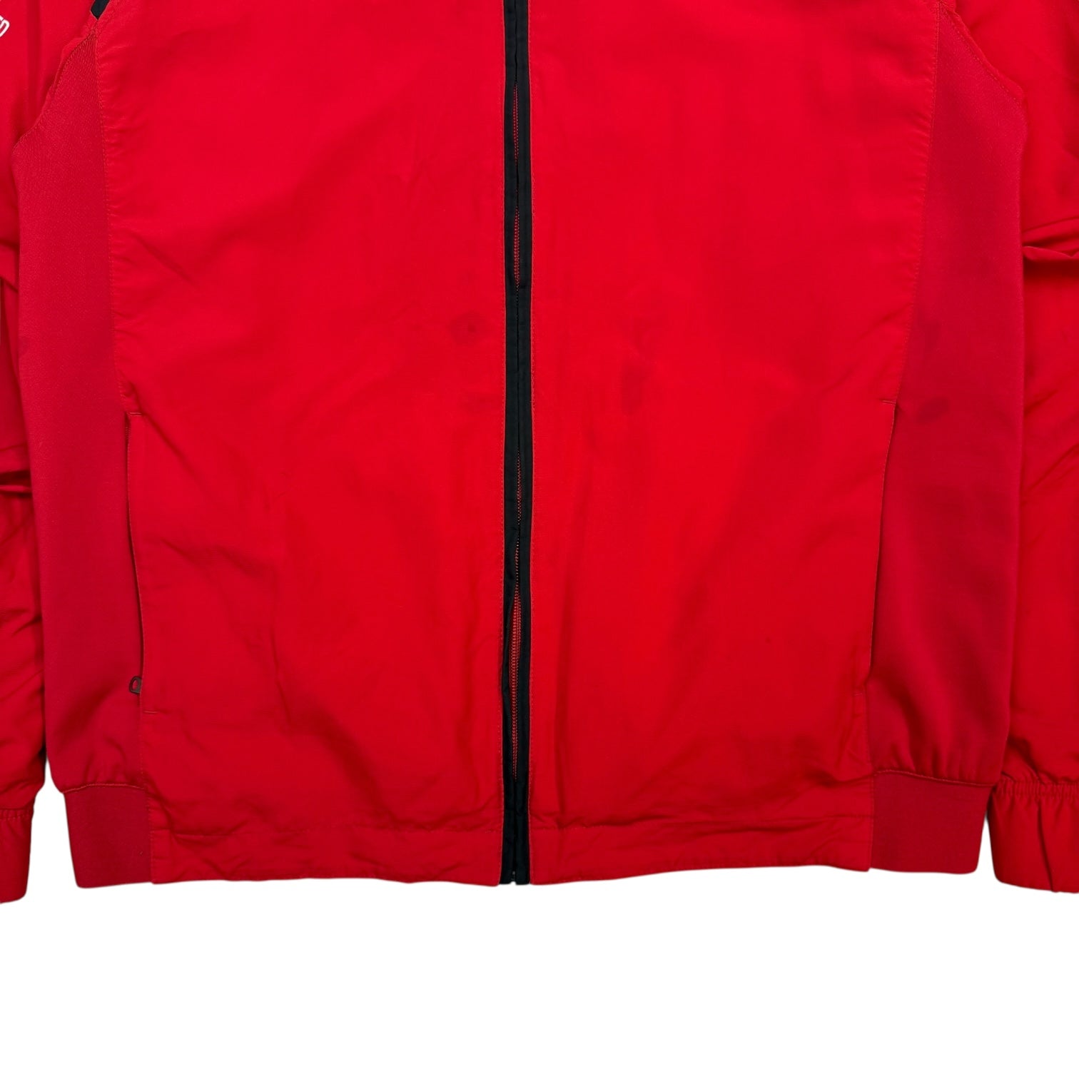 Vintage Nike Manchester United Warm Up Jacket Red