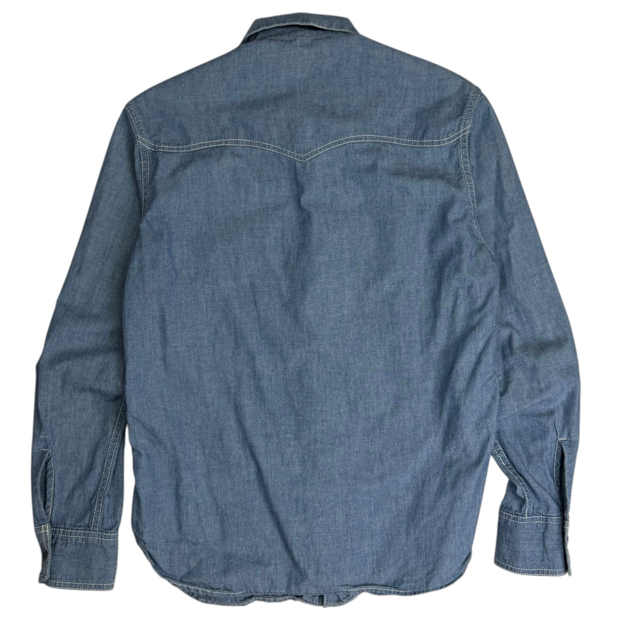 Wtaps Denim Button Up Shirt Blue