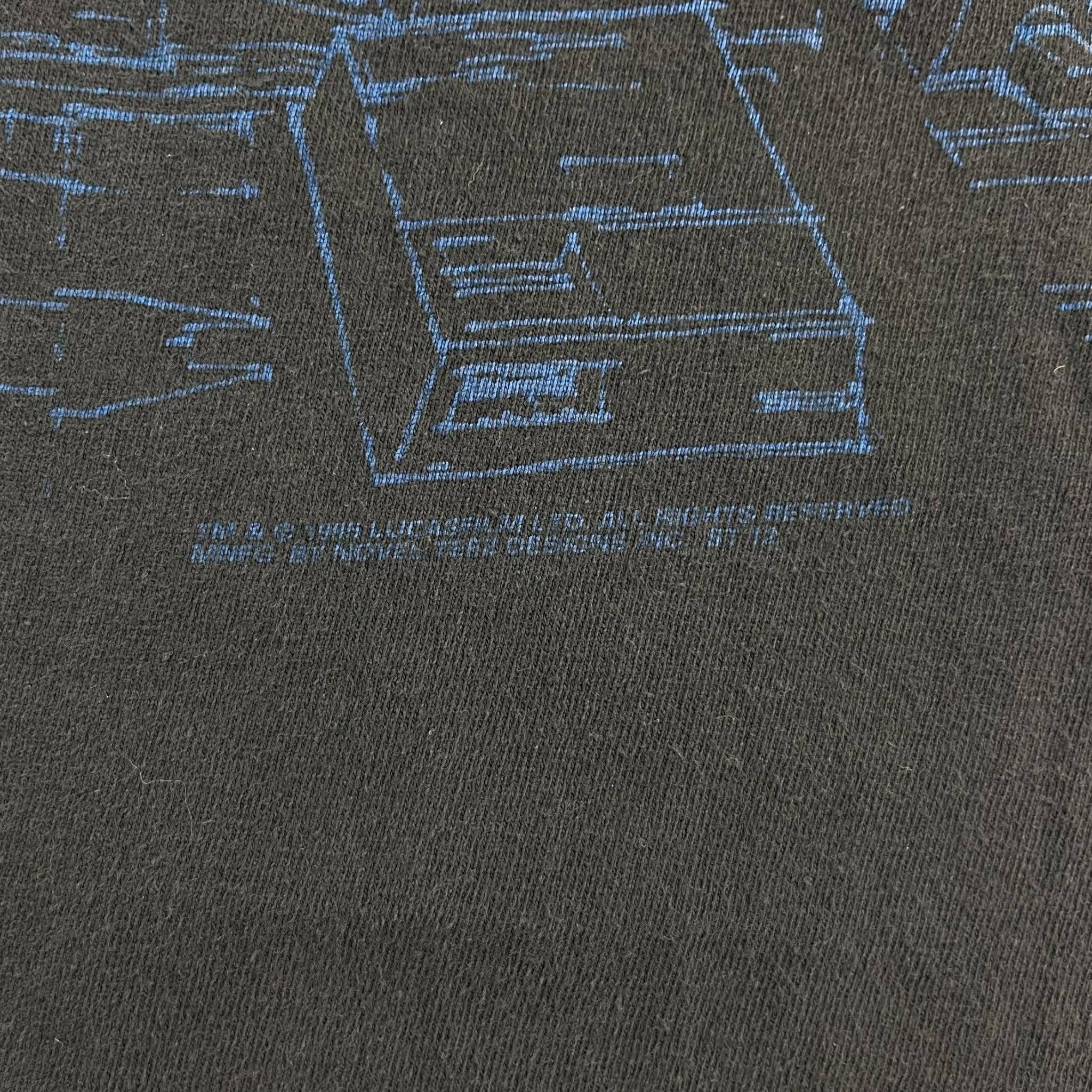 1995 Star Wars Tie Fighter Slave I Chase T-Shirt