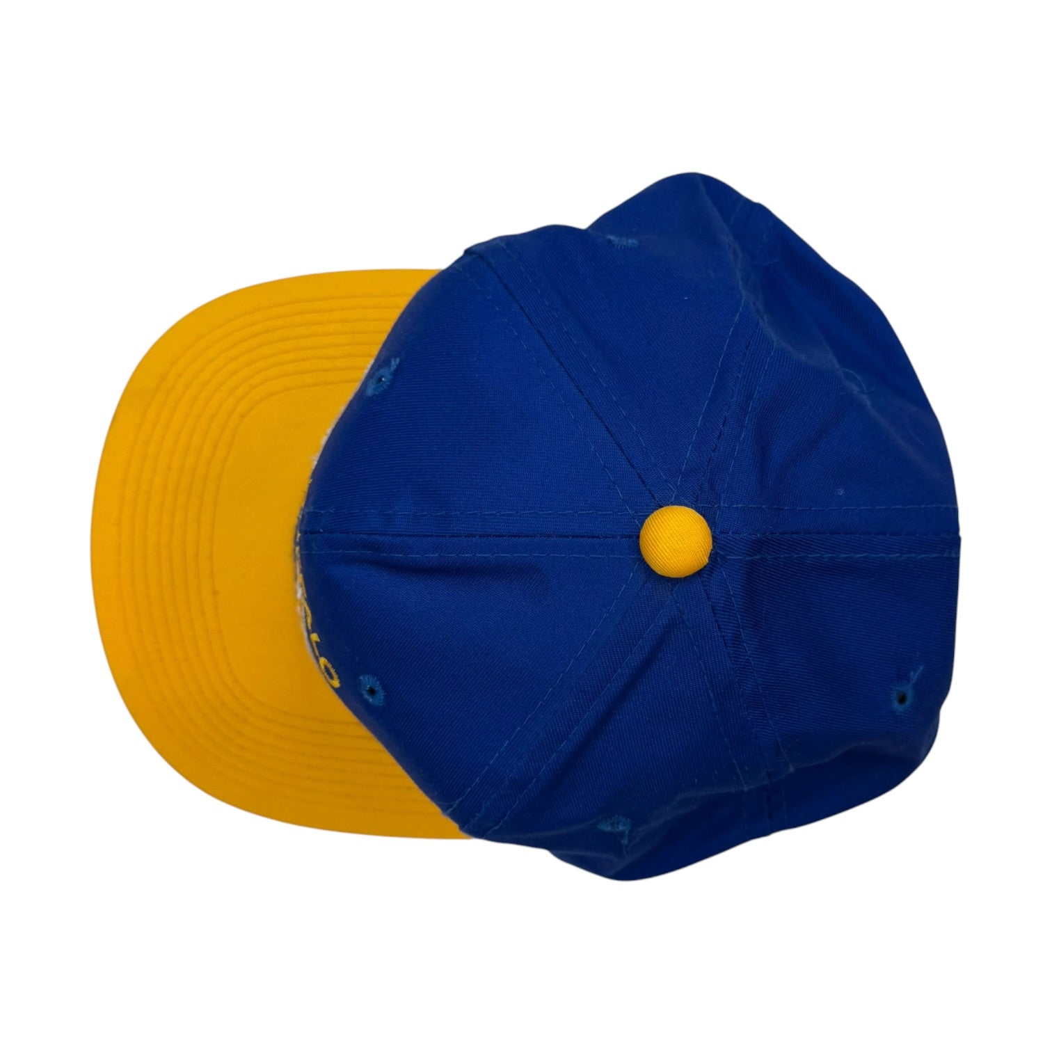 Vintage Buffalo Sabres Script Hat Blue/Yellow