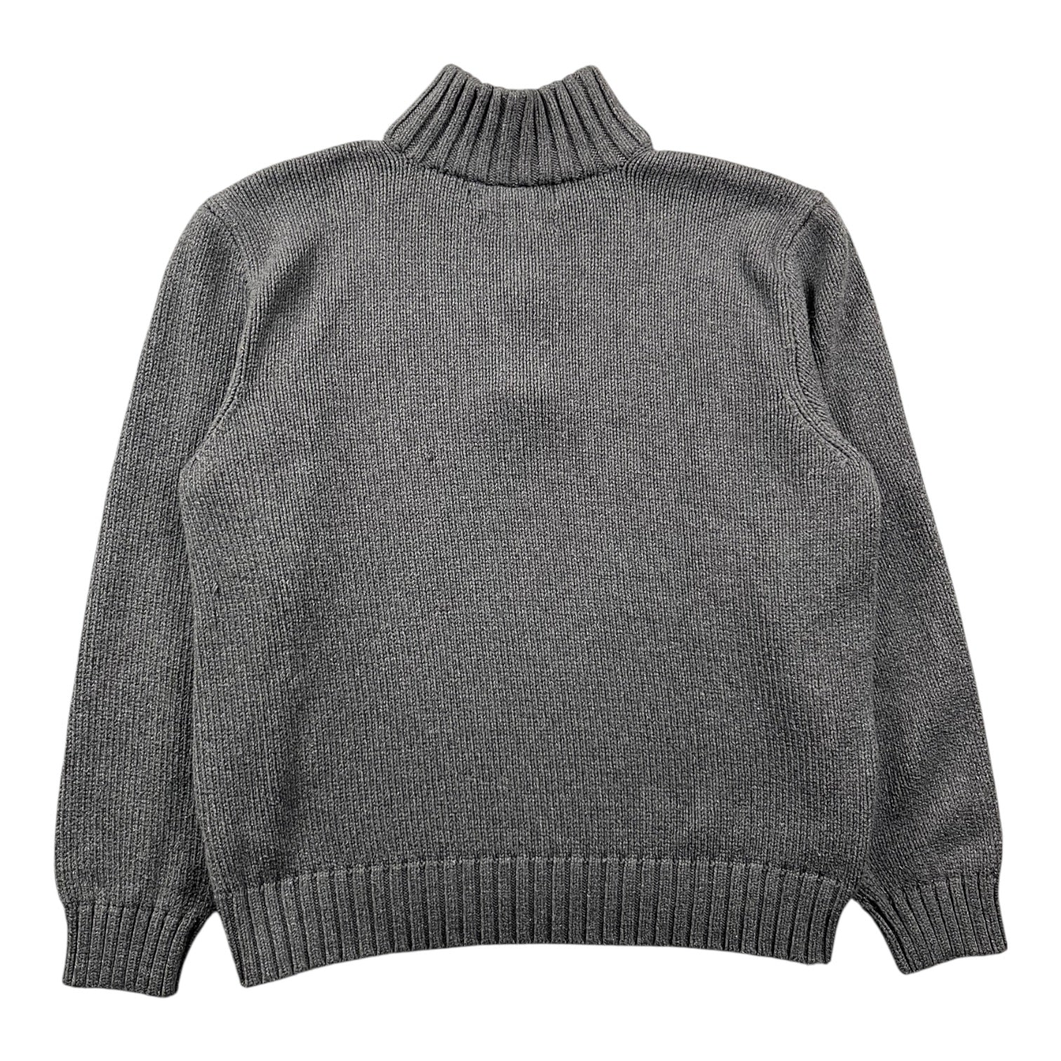 Vintage Polo Ralph Lauren Knit 1/4 Zip Sweater Grey