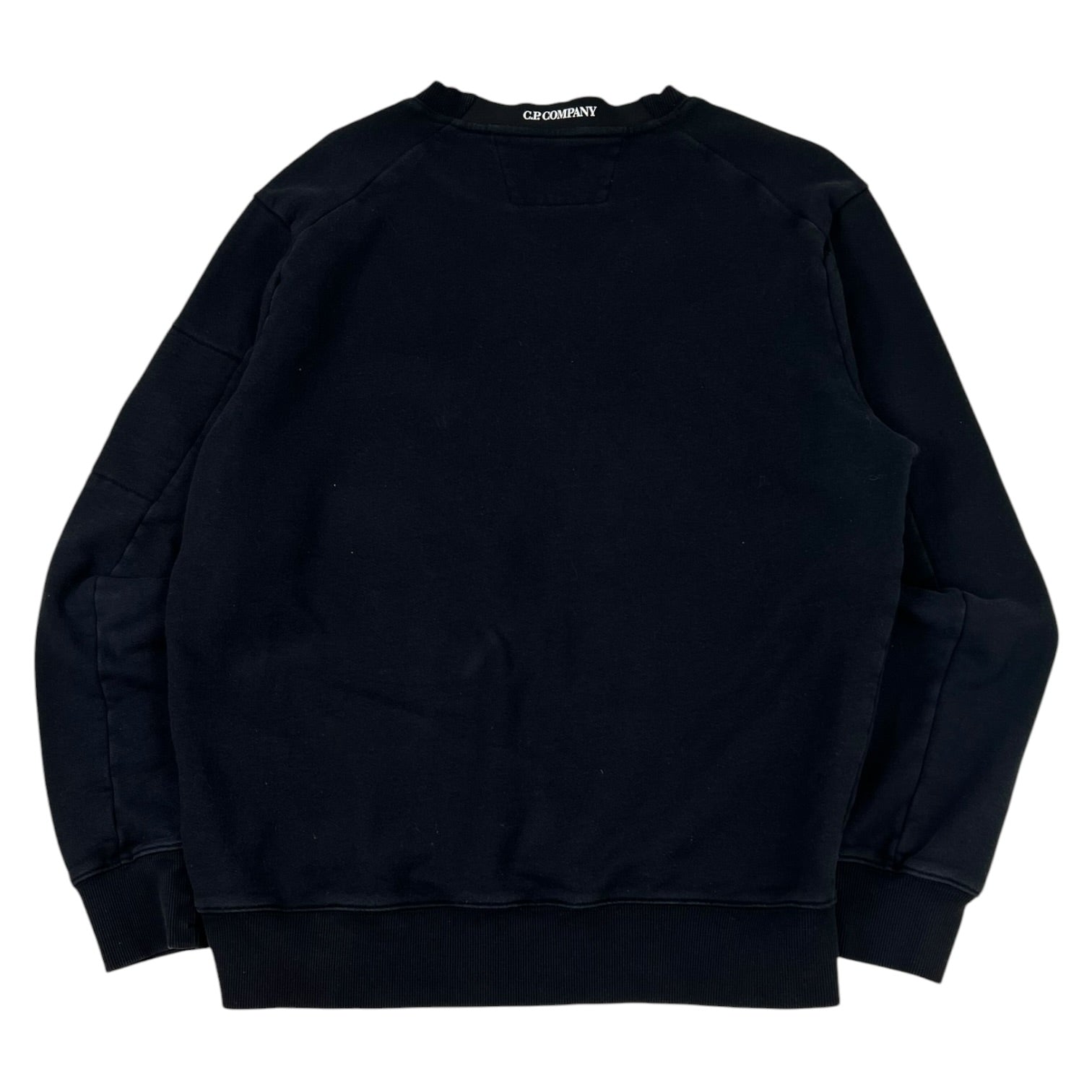 C.P. Company Logo Sweatshirt Total Eclipse Black