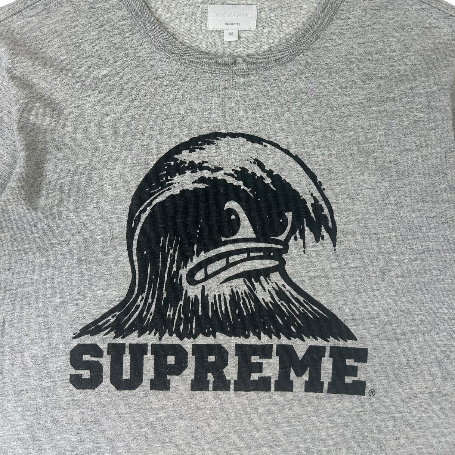 Supreme Angry Wind Wave T-Shirt Grey