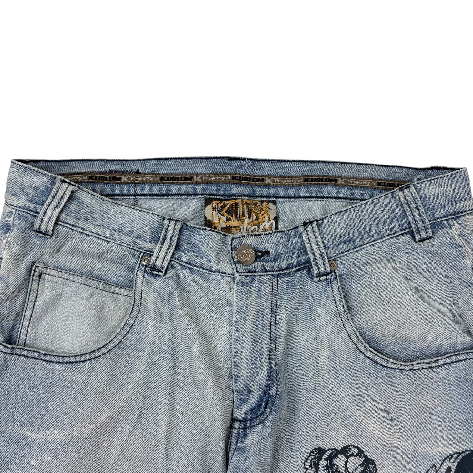Kuslom Denim Shorts