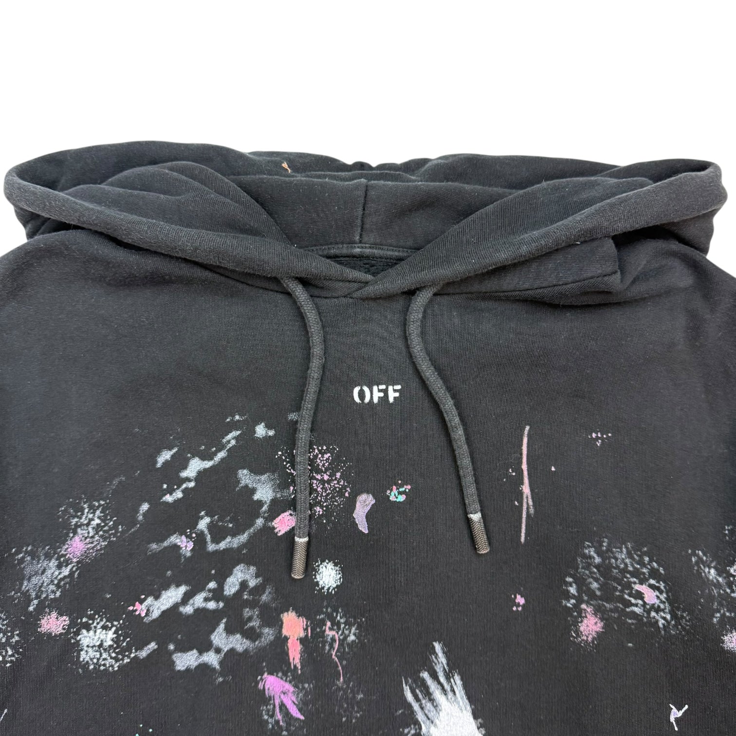 Off-White Galaxy Brushed Hoodie Black