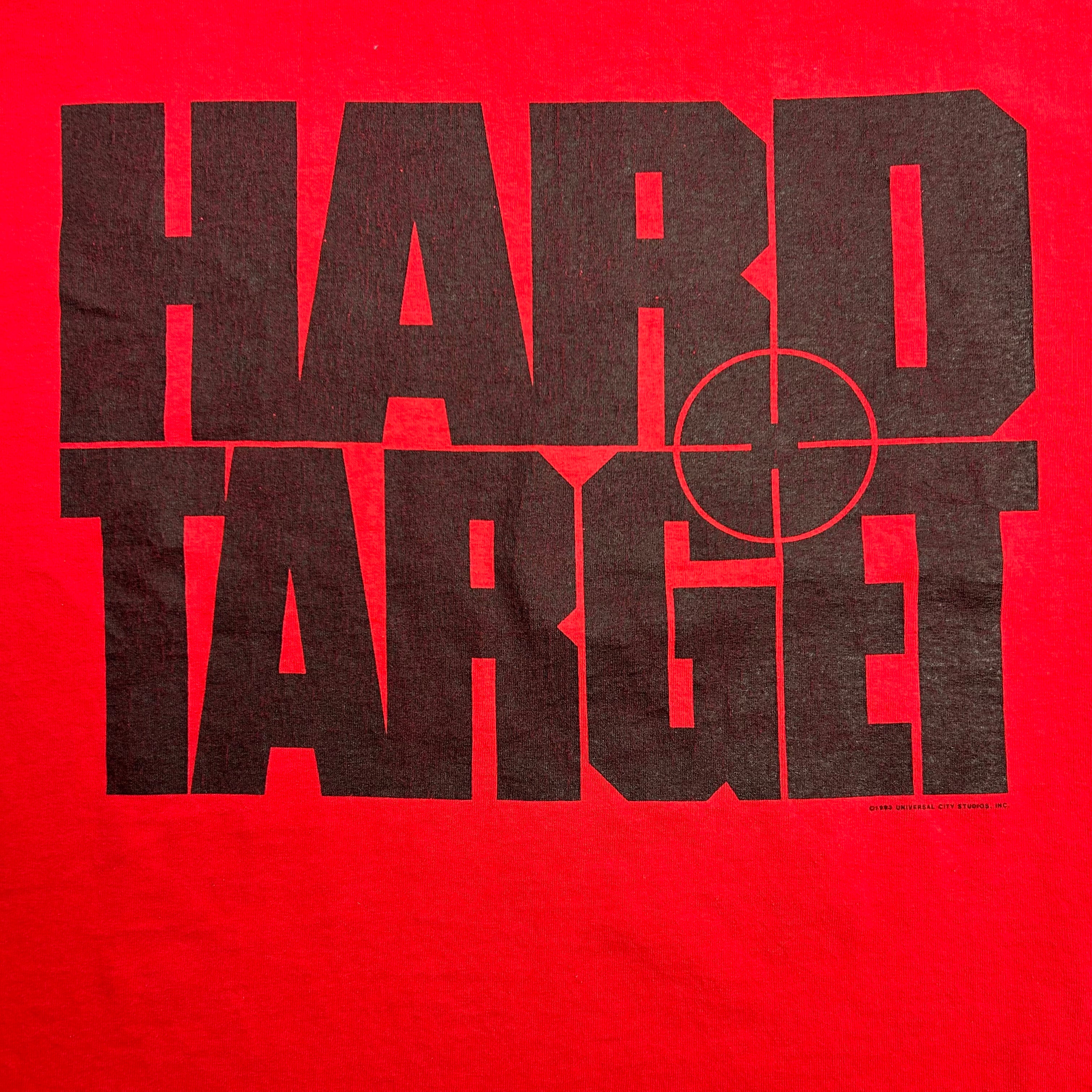 1993 Hard Target Promo Tee Red