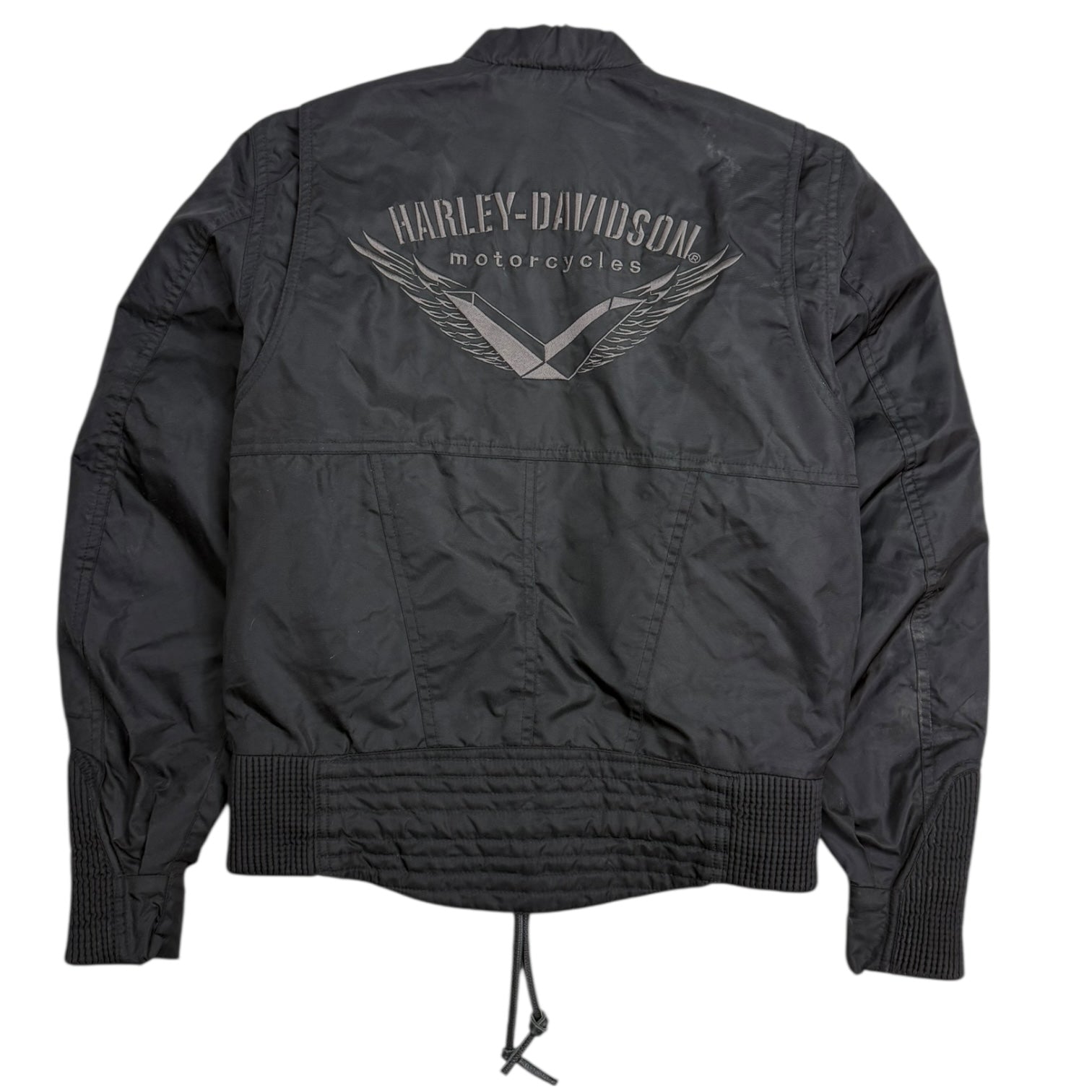 Vintage Harley Davidson Women’s Nylon Jacket Black