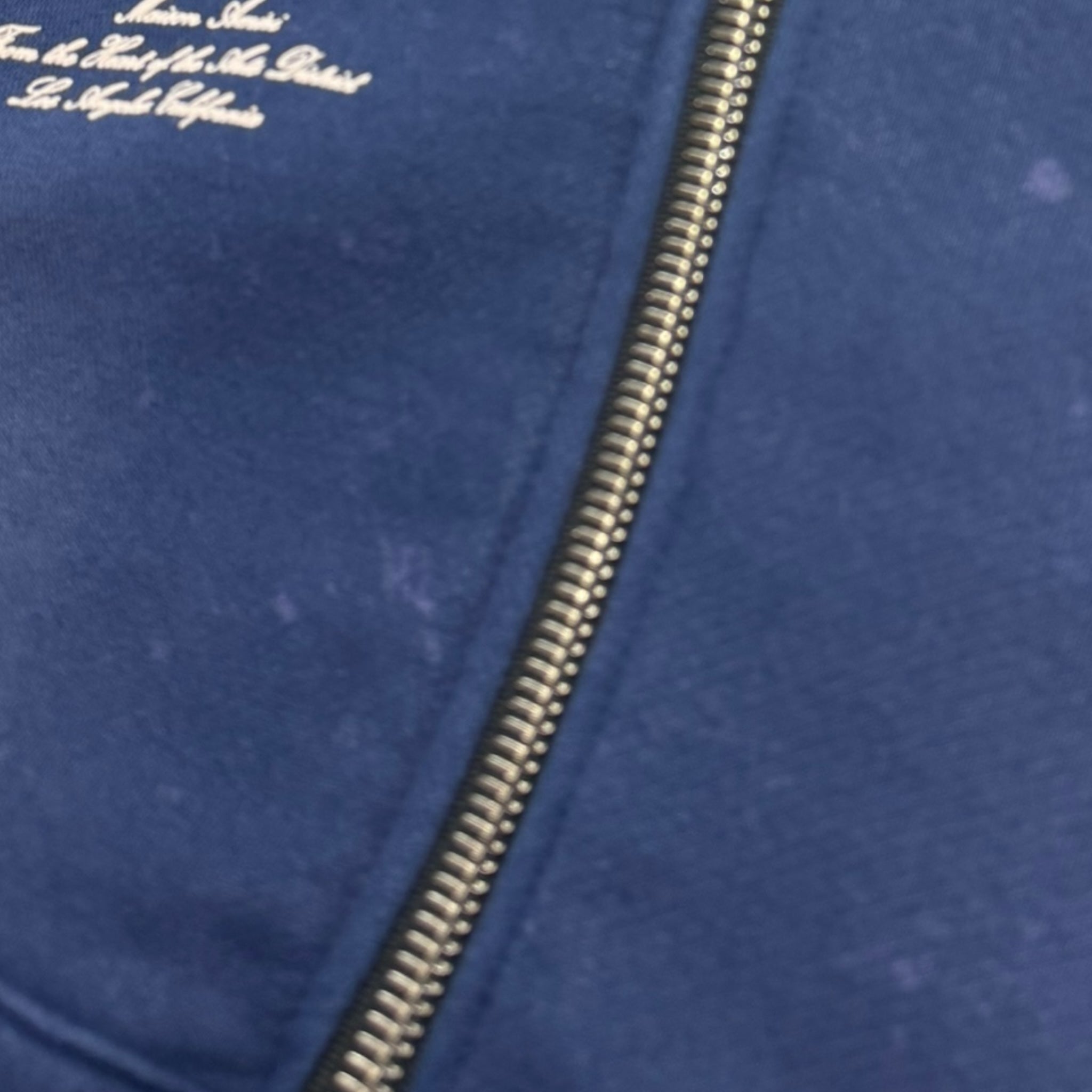 Amiri Collegiate Zip Hoodie Navy