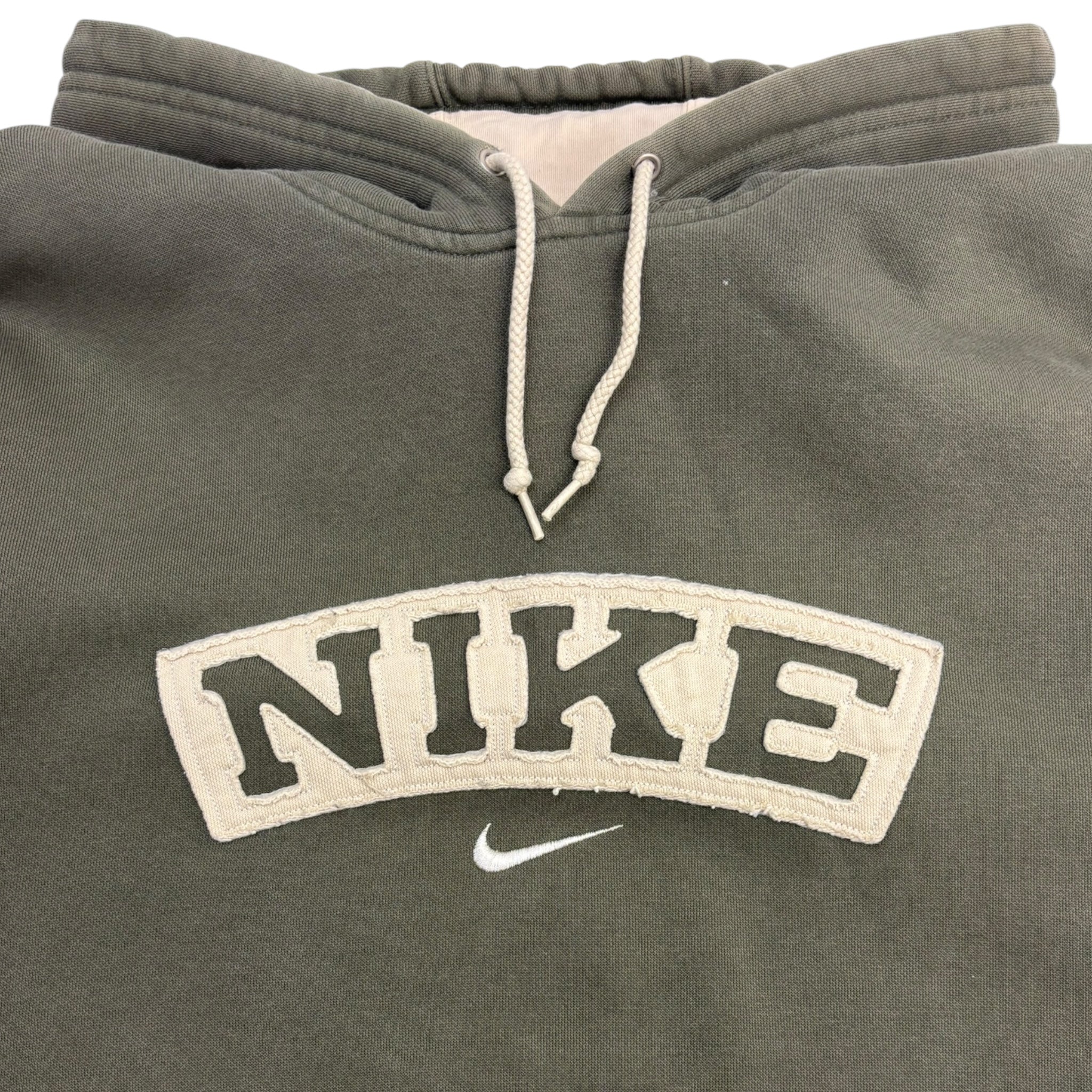 Vintage Nike Center Crest Hoodie Pullover Matcha